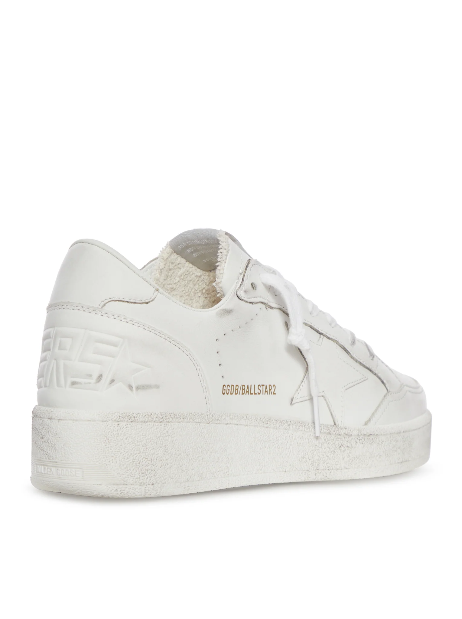 BALL STAR SNEAKERS WITH STAR AND WHITE LEATHER HEEL TAB - Image 3