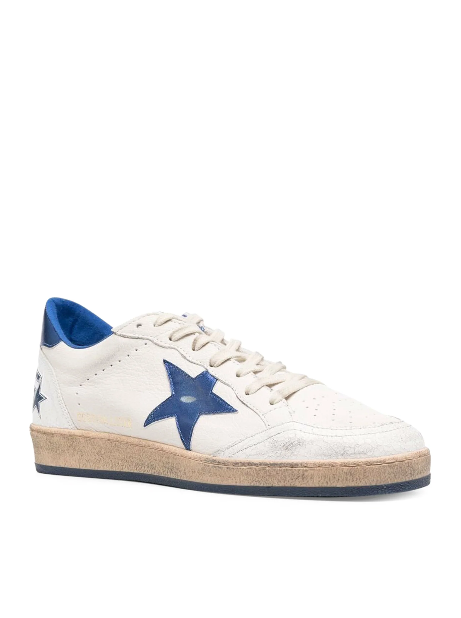 BALL-STAR WISHES IN WHITE NAPPA WITH BLUE STAR AND HEEL - Image 2