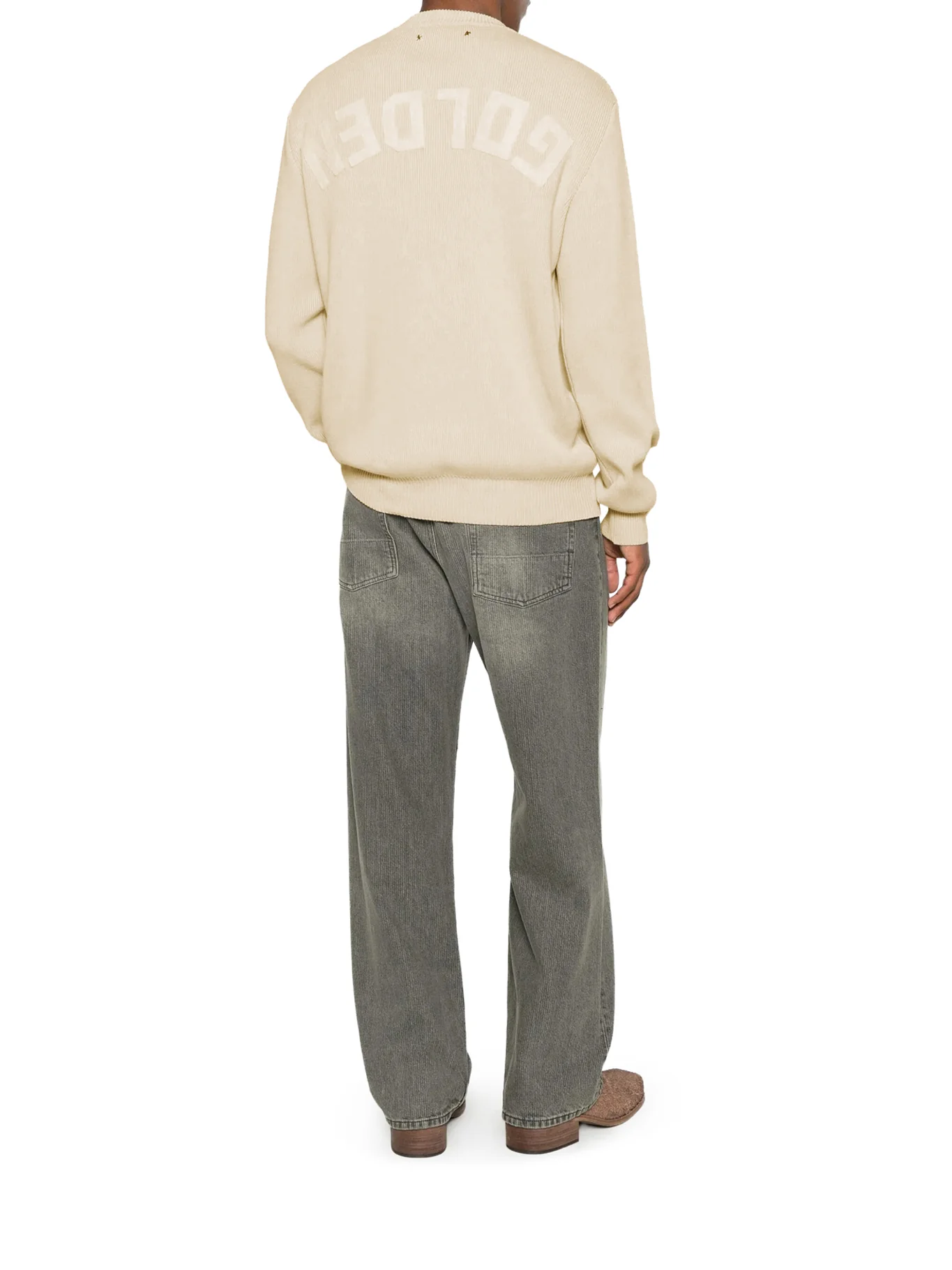 CREW NECK COTTON SWEATER - Image 3