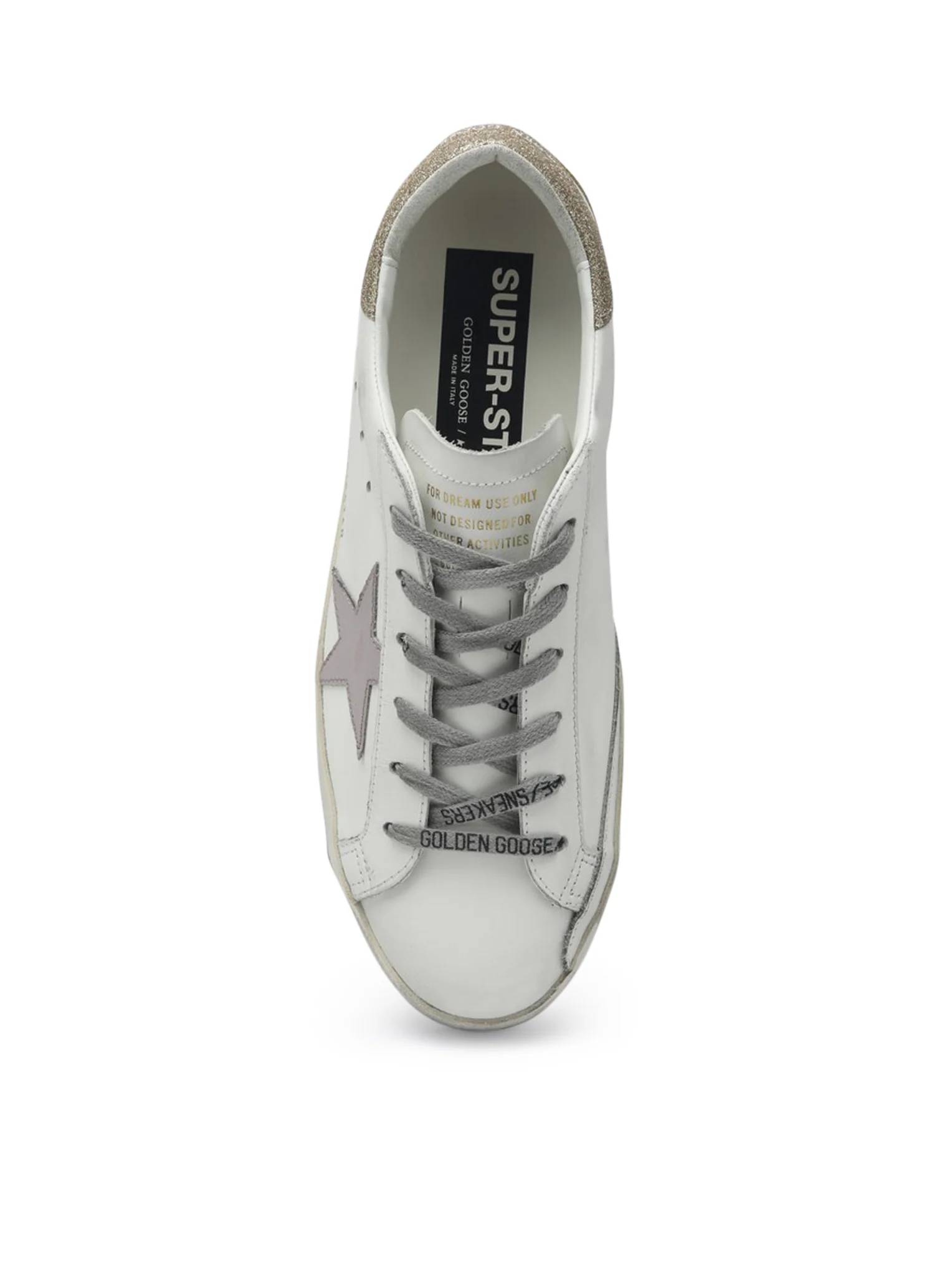 SUPERSTAR SNEAKERS IN NAPPA AND GLITTER - Image 4