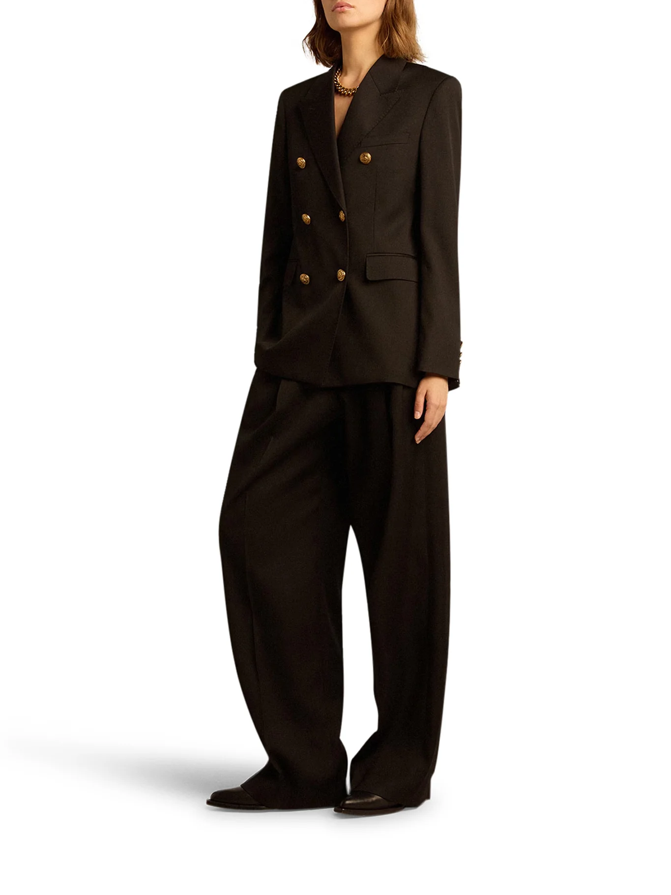 WOMEN`S WOOL GABARDINE TROUSERS - Image 2