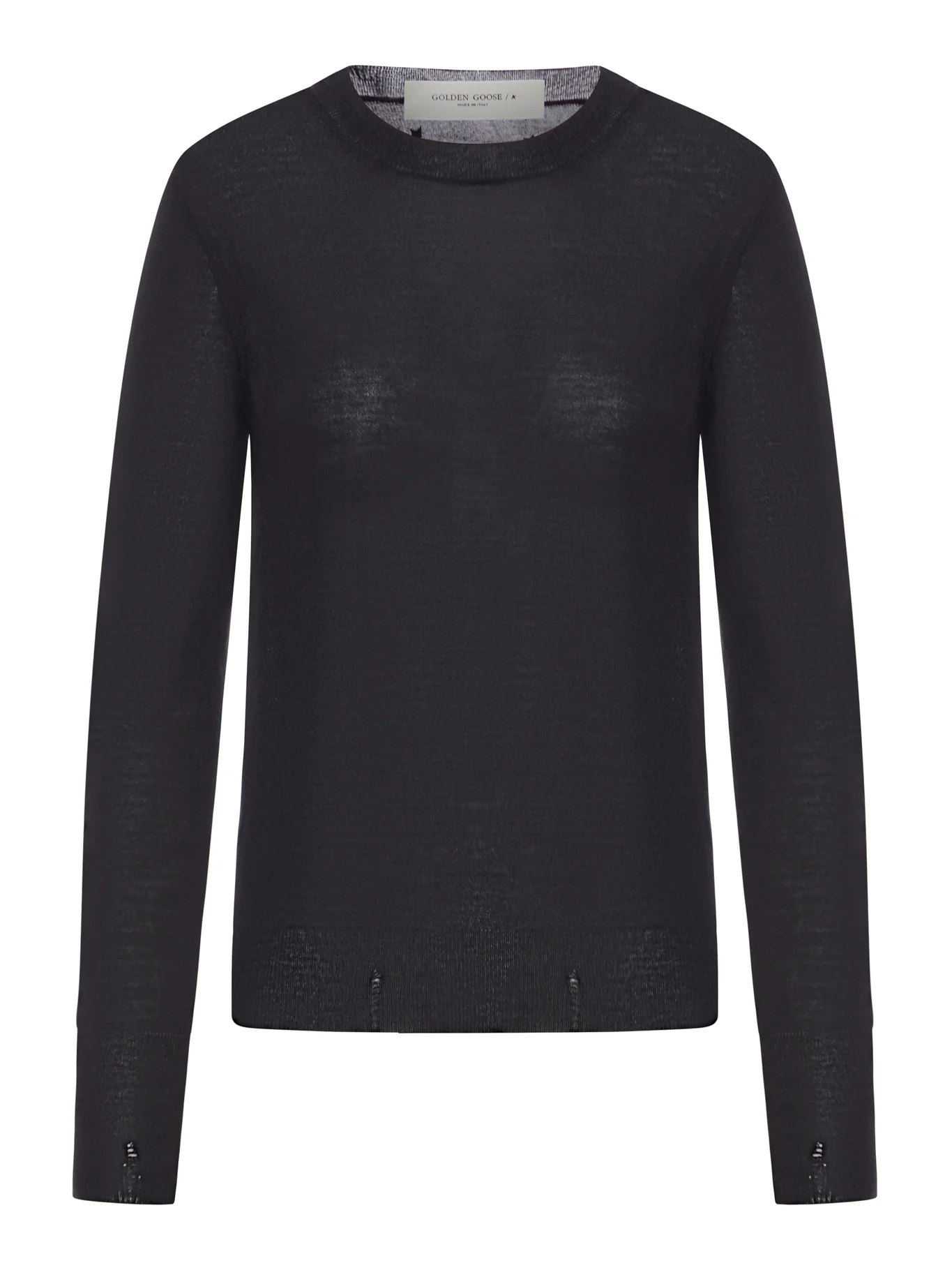 WOMEN`S CREW NECK WOOL SWEATER