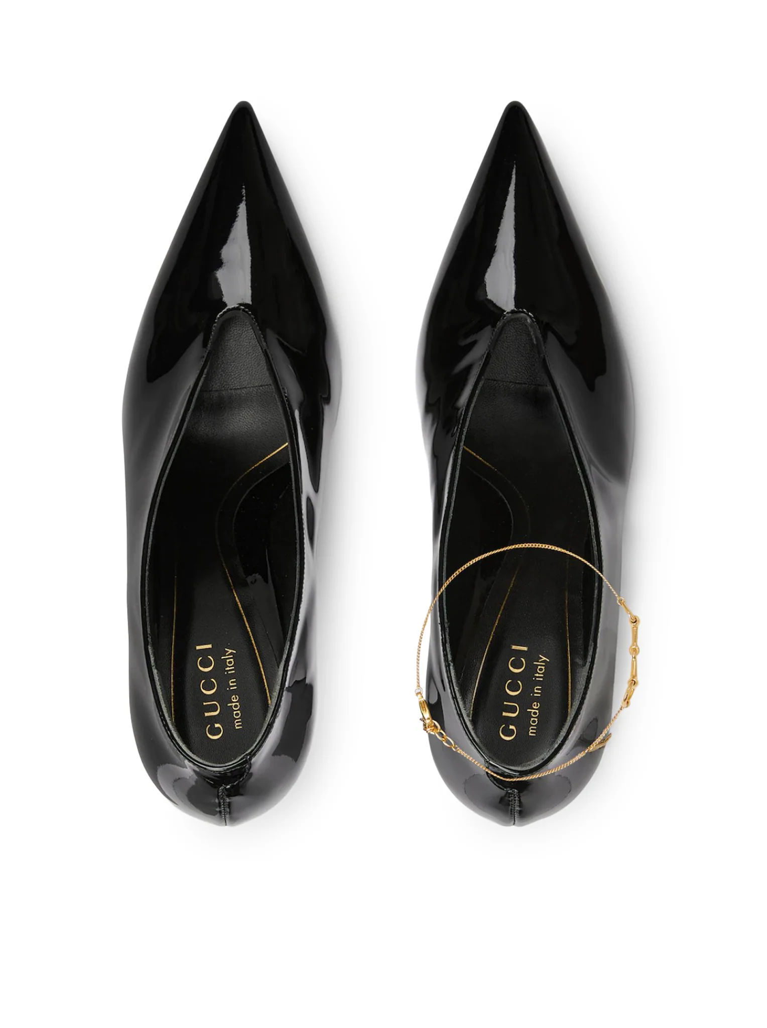 97 PATENT LEATHER SABOT WITH HEEL - Image 7