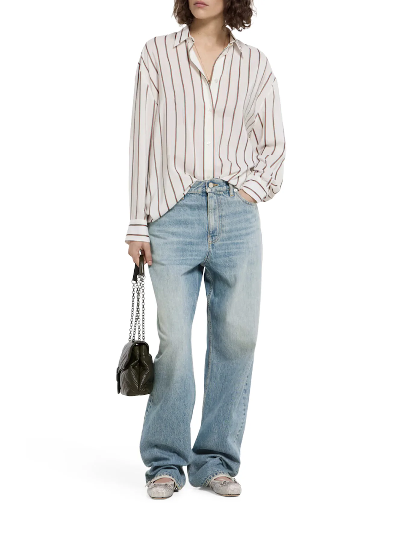 COTTON DENIM TROUSERS - Image 2