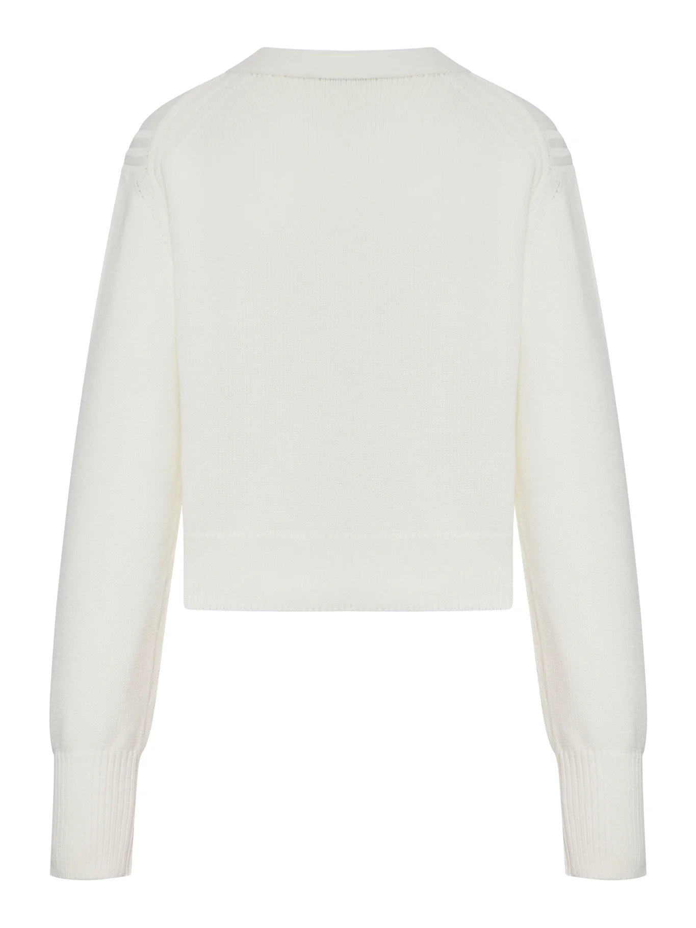 COTTON KNIT CARDIGAN WITH V-NECK - Image 2