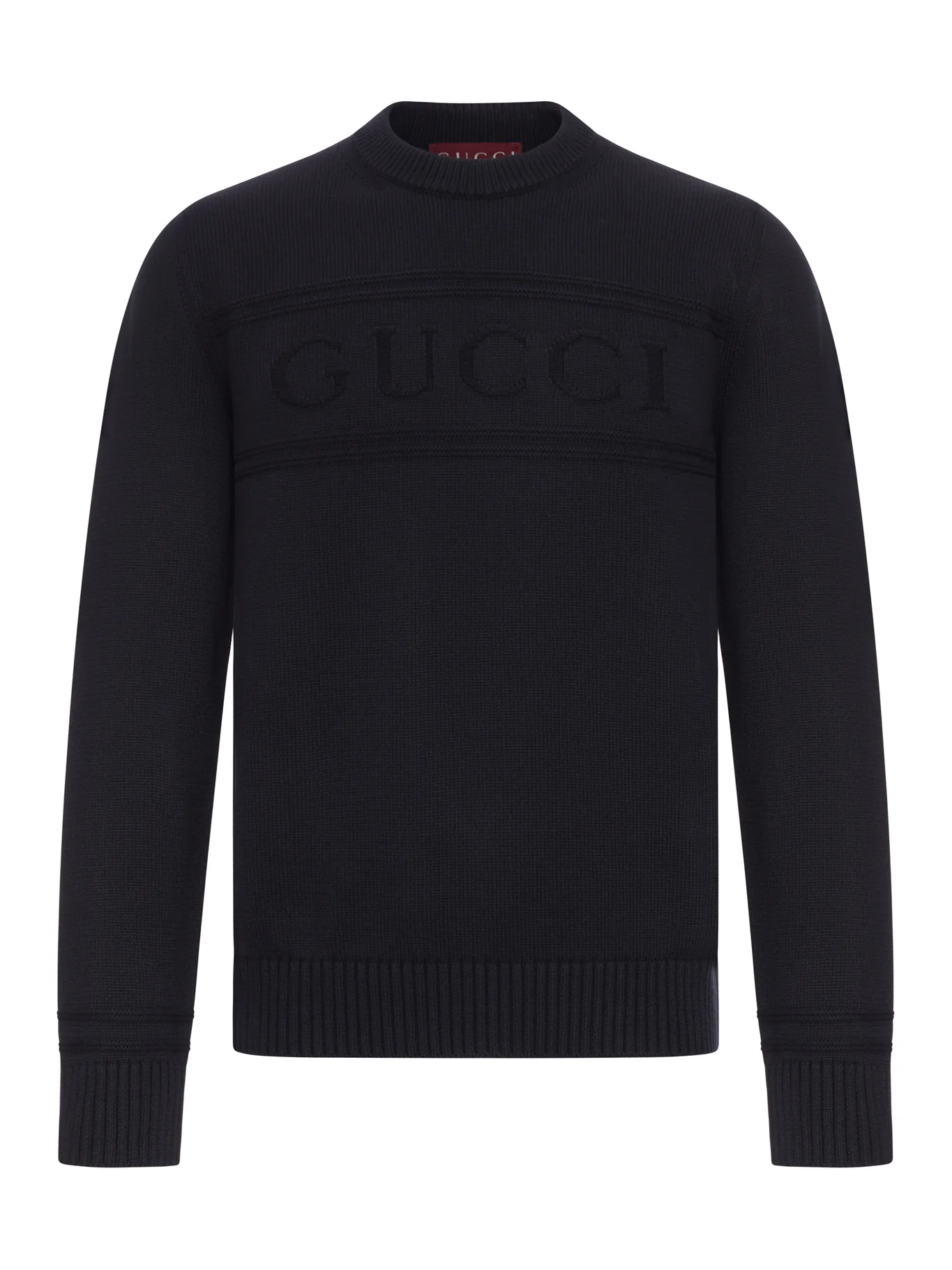 COTTON KNITTED SWEATER WITH INTARSIA