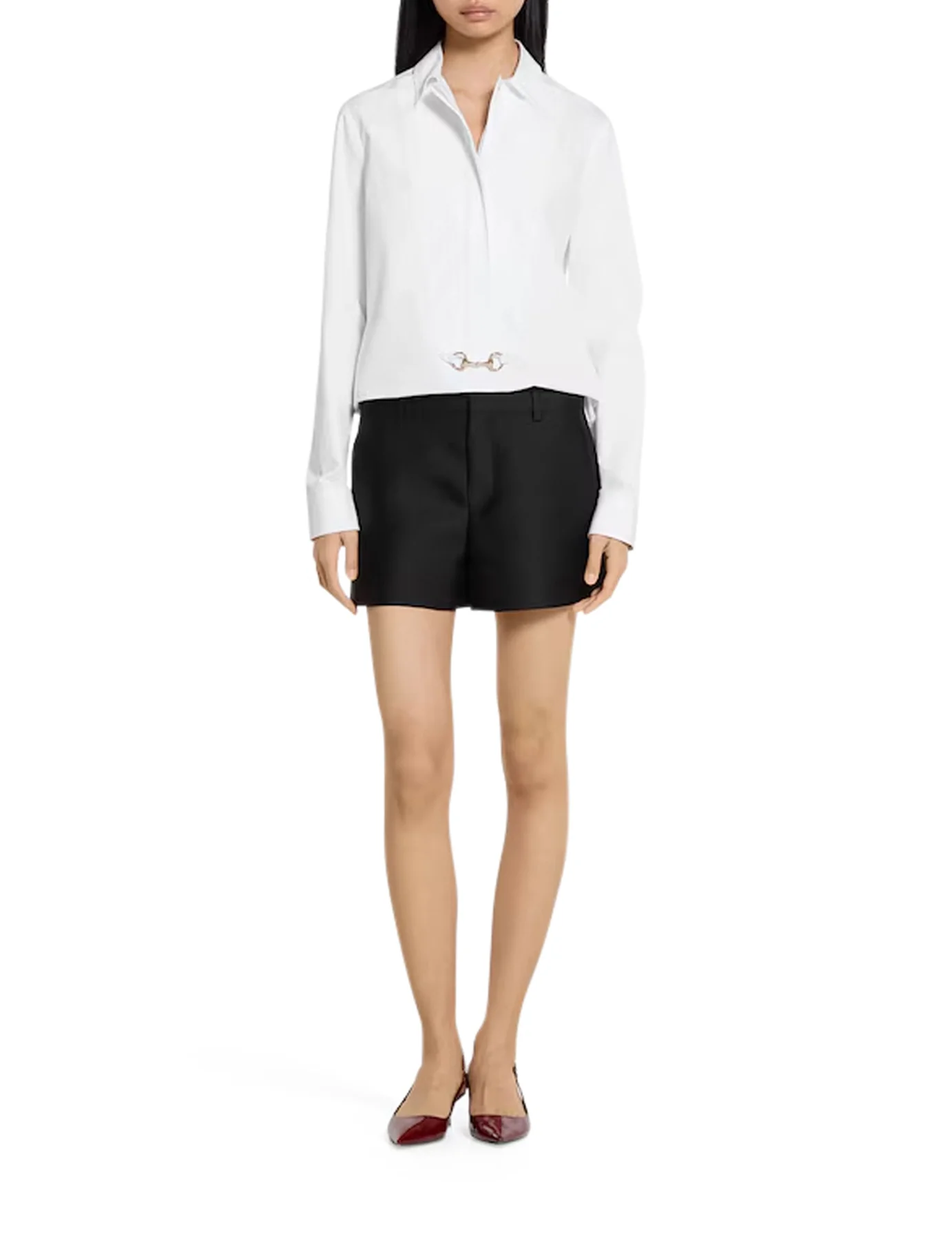 COTTON SHIRT WITH HOOK - Image 2
