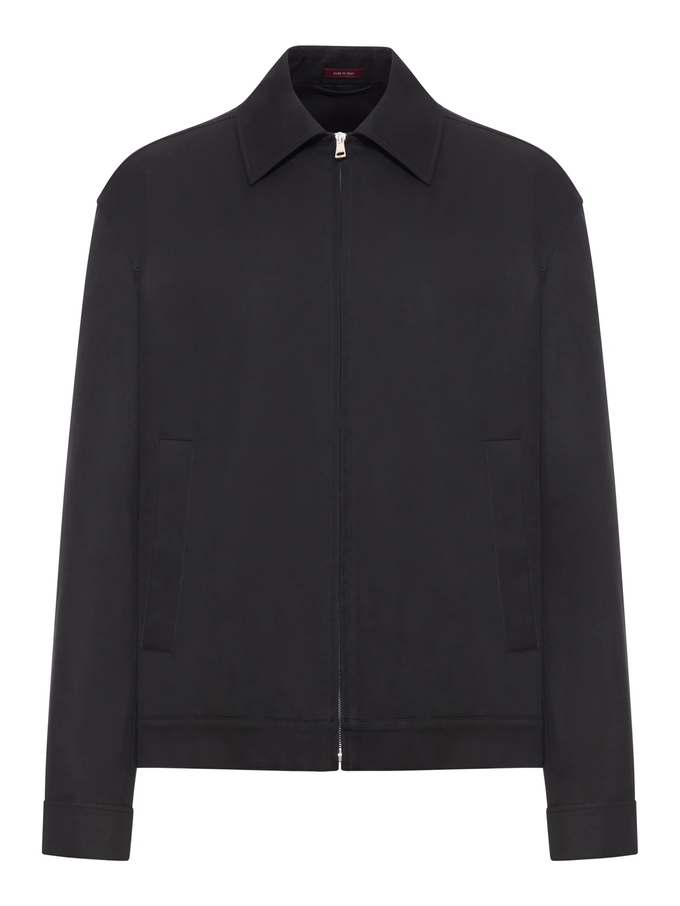COTTON TWILL JACKET WITH WEB DETAIL