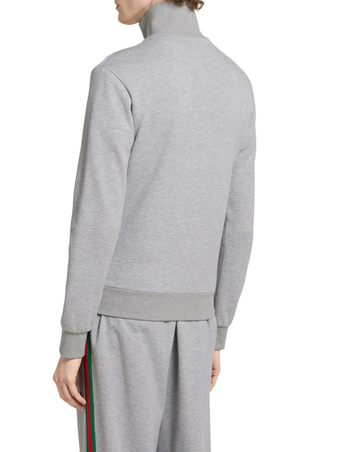 DOUBLE COTTON PIQUET JACKET WITH ZIP - Image 3