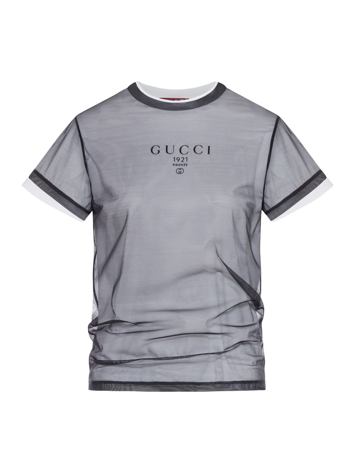 DOUBLE-LAYER JERSEY T-SHIRT WITH PRINT