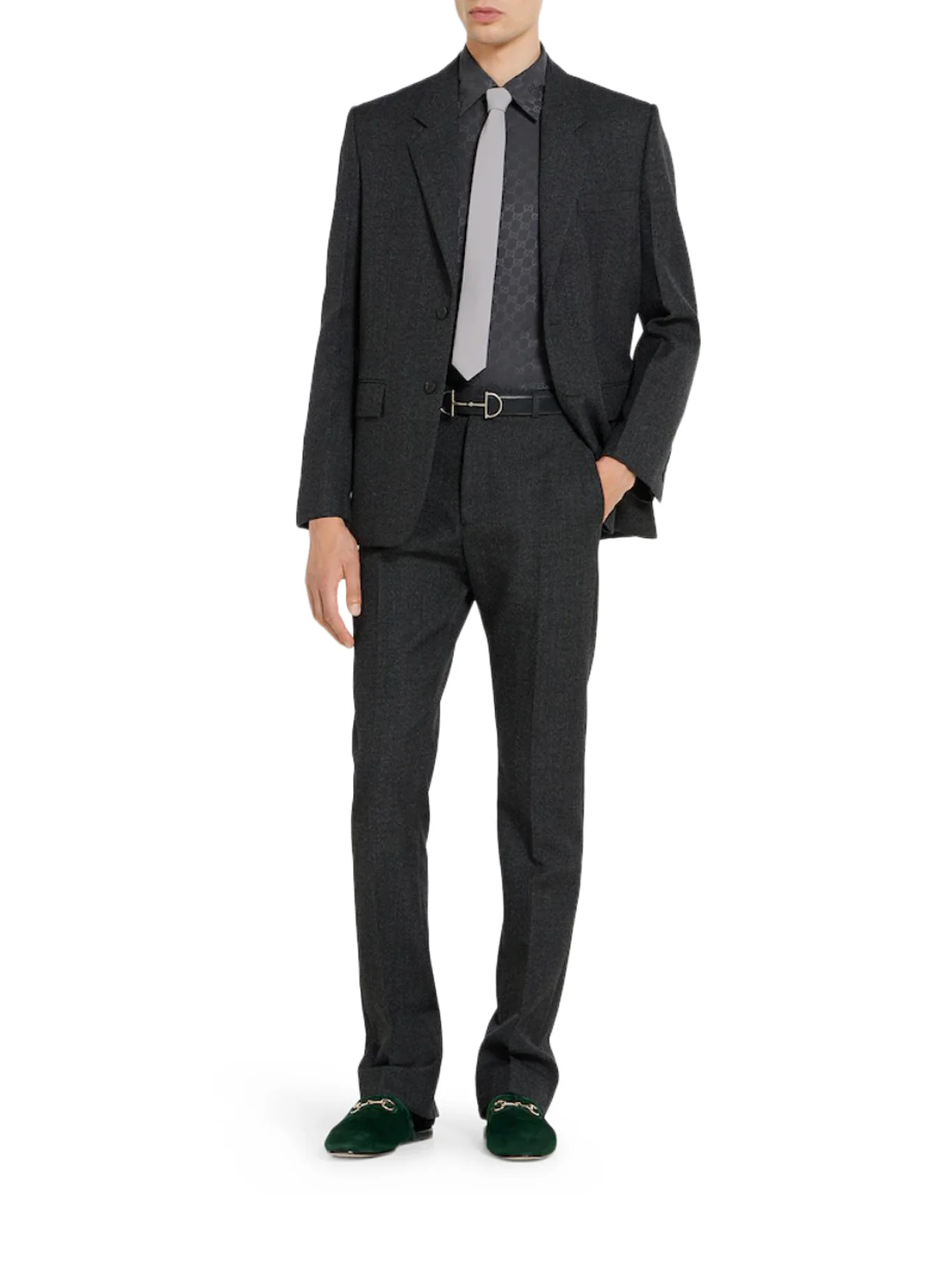 GG JACQUARD SILK SHIRT - Image 4