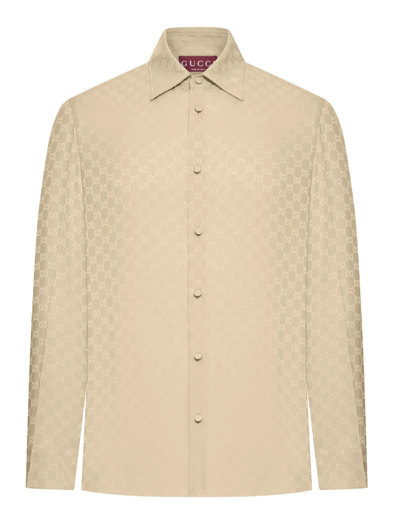 GG JACQUARD SILK SHIRT