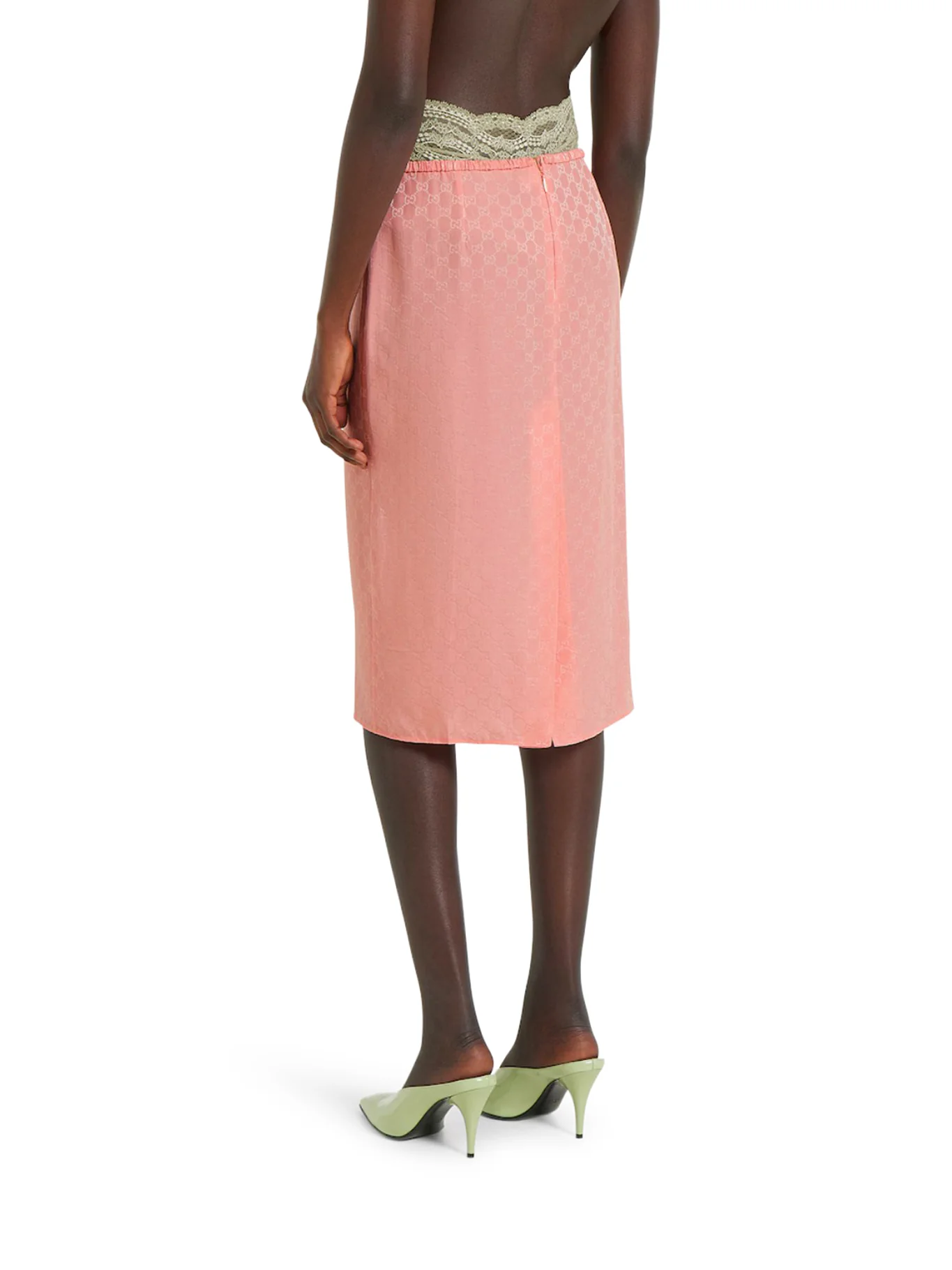 GG JACQUARD SILK SKIRT - Image 4