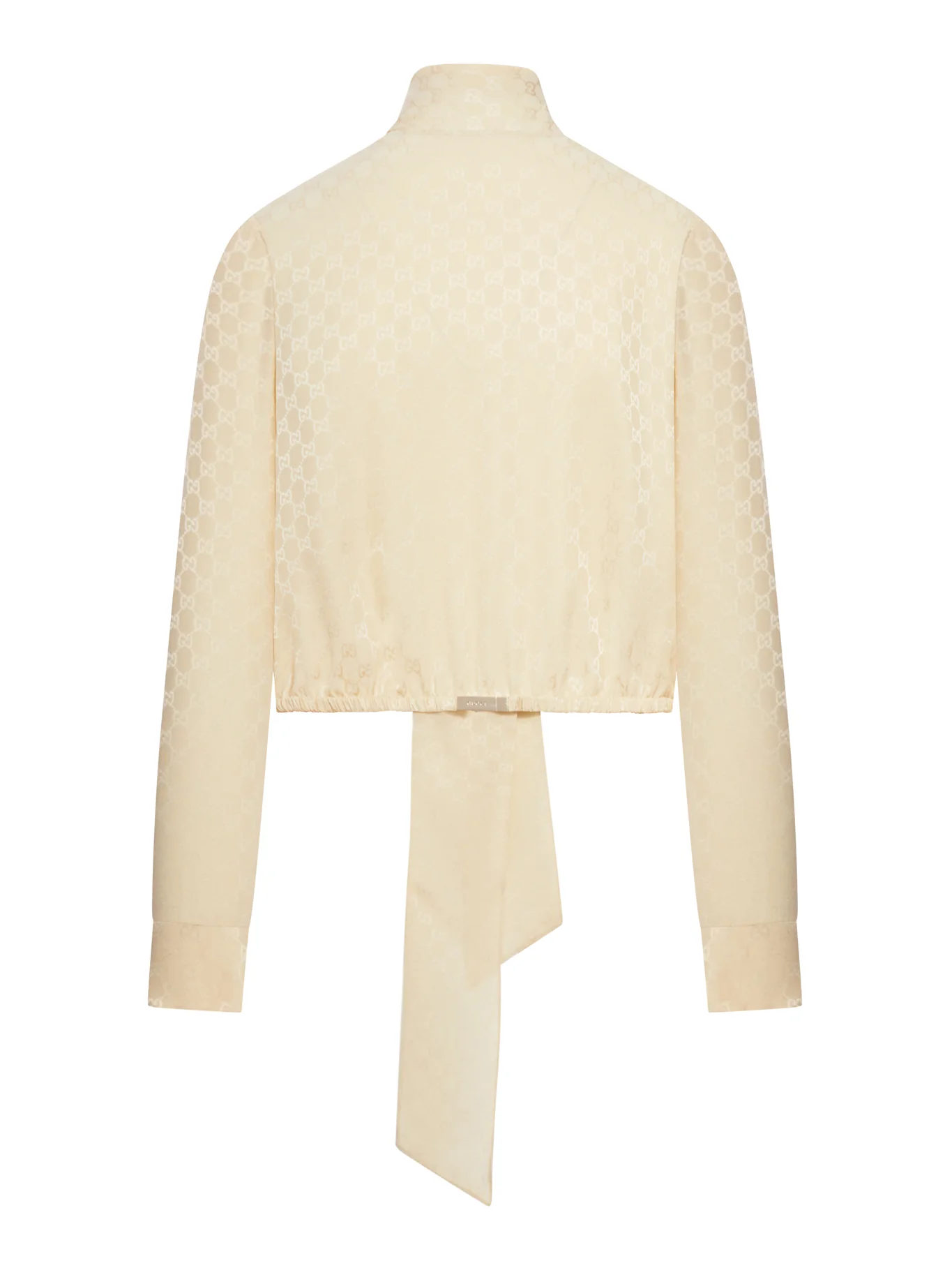 GG JACQUARD SILK TOP - Image 2