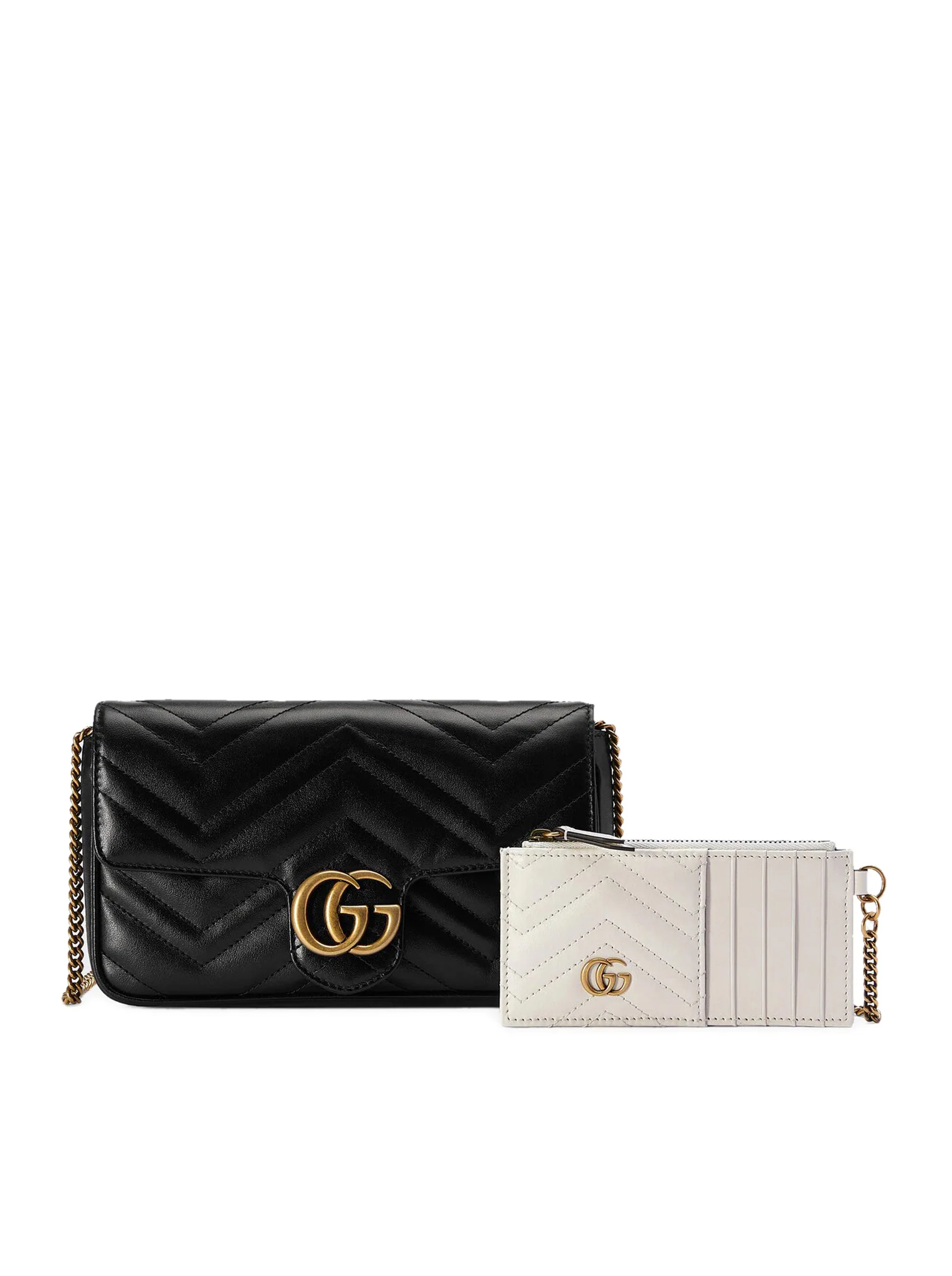 GG MARMONT MINI WALLET WITH CHAIN AND CARD HOLDER - Image 5