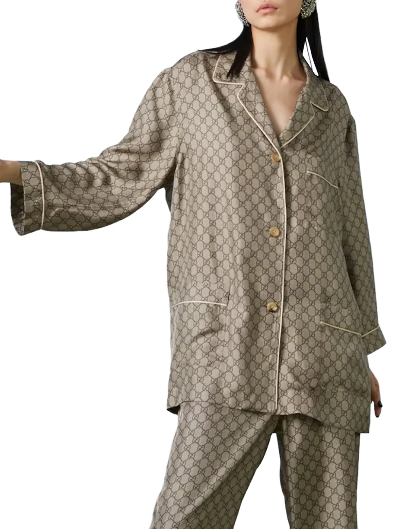 GG SUPREME SILK SHIRT - Image 2