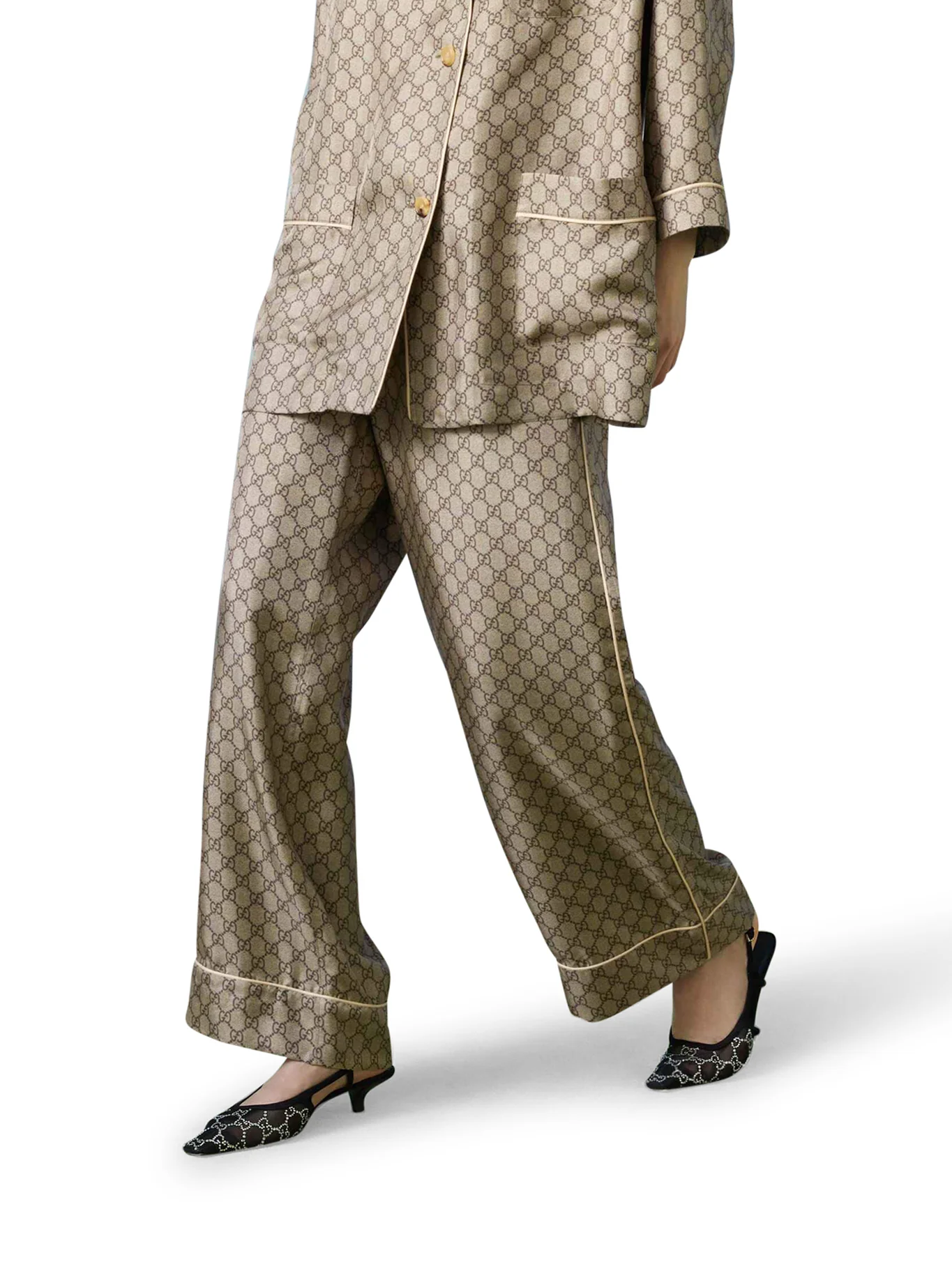 GG SUPREME SILK TROUSERS - Image 3