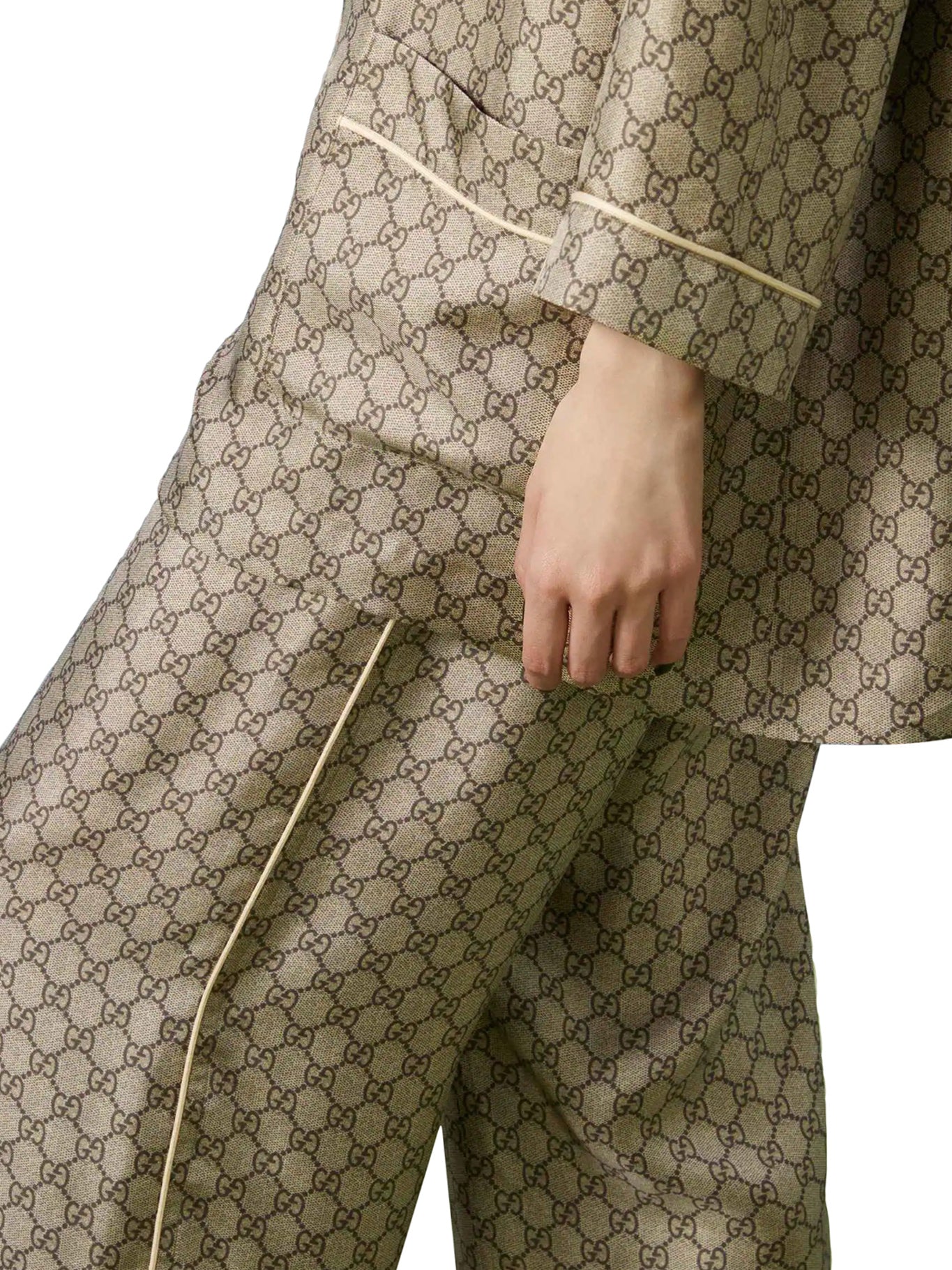 GG SUPREME SILK TROUSERS - Image 5