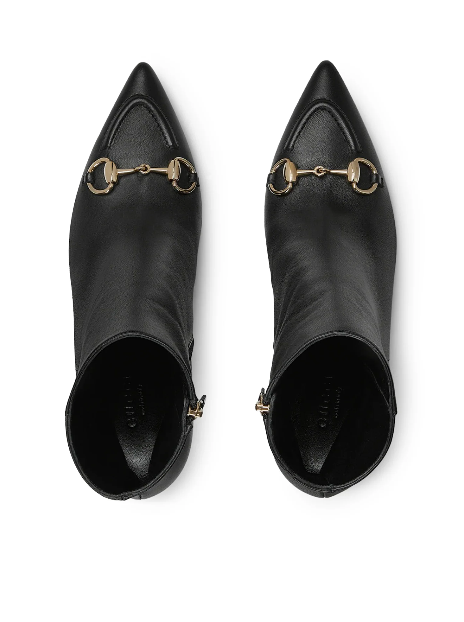 LEATHER ANKLE BOOTS WITH HORSEPIECE - Image 6