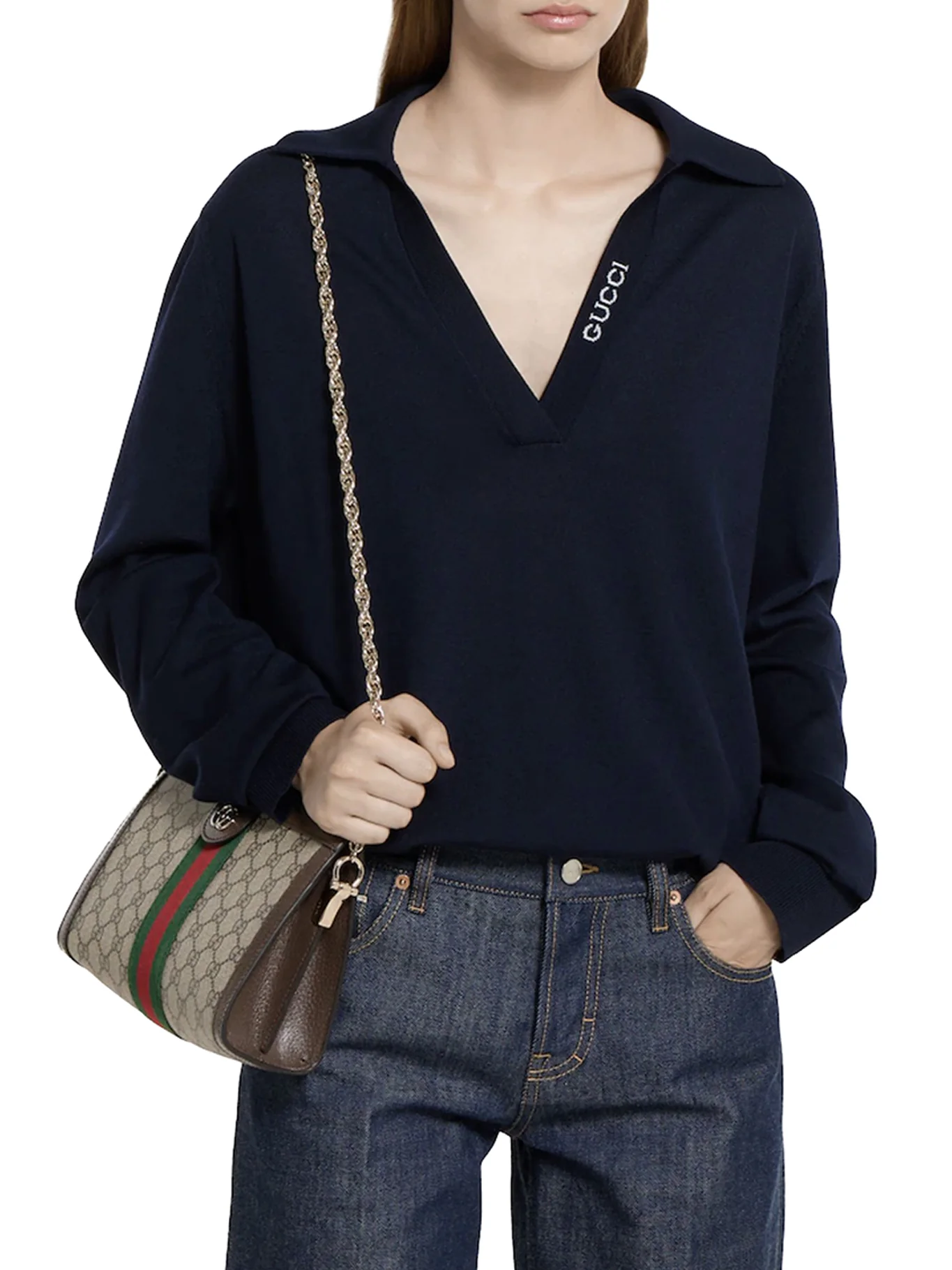 OPHIDIA SHOULDER BAG MEDIUM SIZE - Image 2