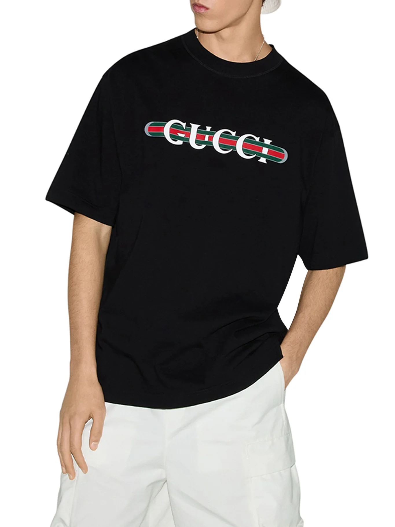 PRINTED COTTON JERSEY T-SHIRT - Image 3