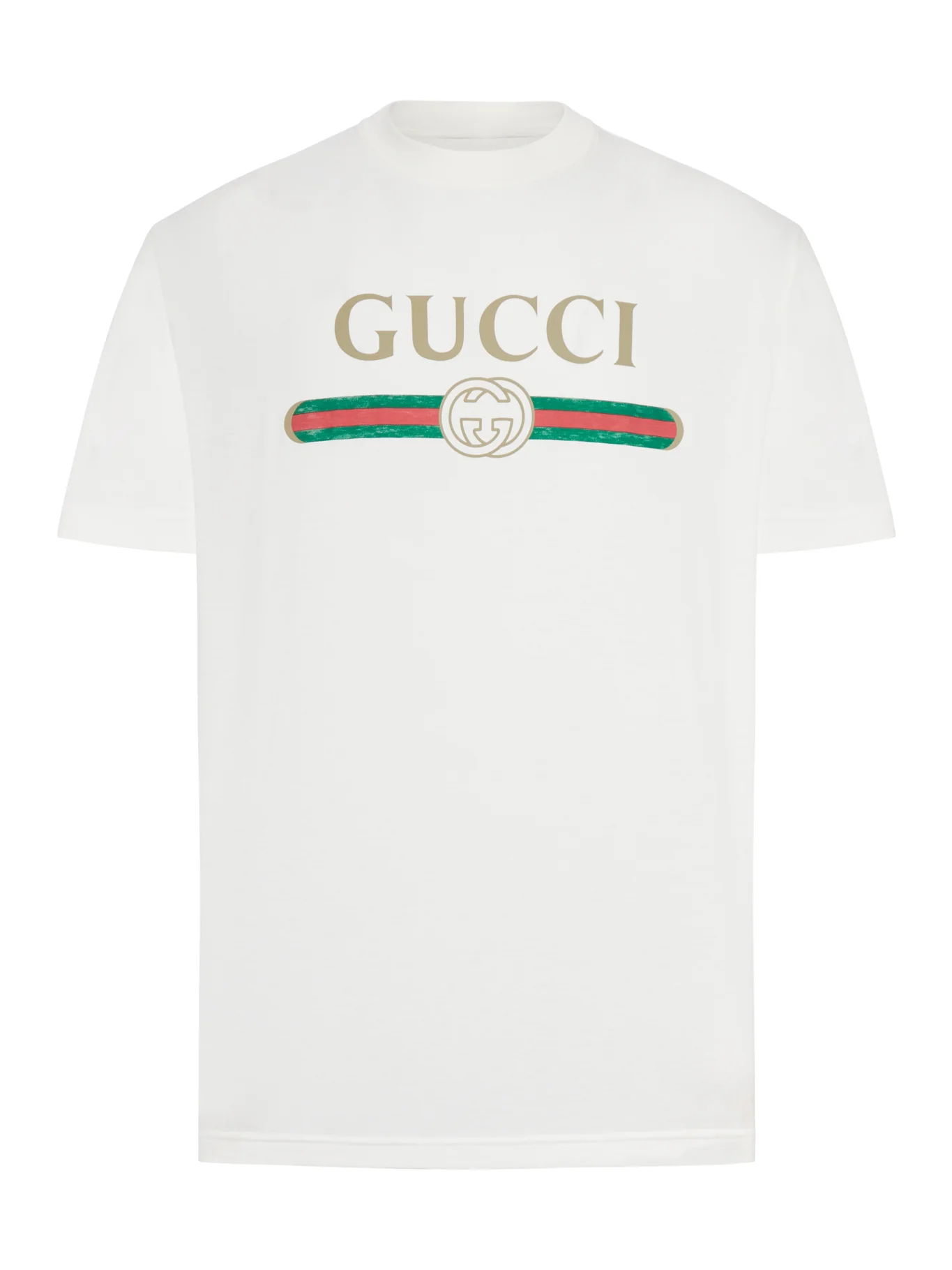 PRINTED SILK BLEND JERSEY T-SHIRT