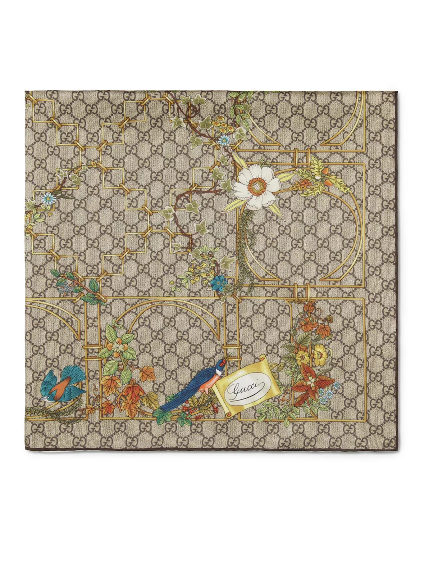 PRINTED SILK TWILL SCARF - Image 2