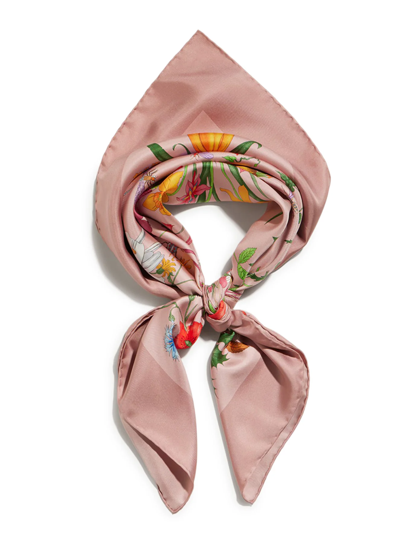 PRINTED SILK TWILL SCARF - Image 2