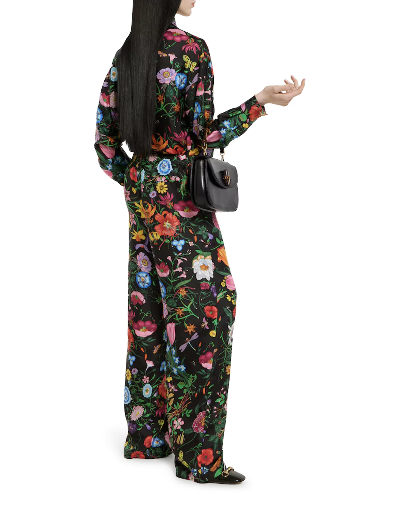PRINTED SILK TWILL SHIRT - Image 3