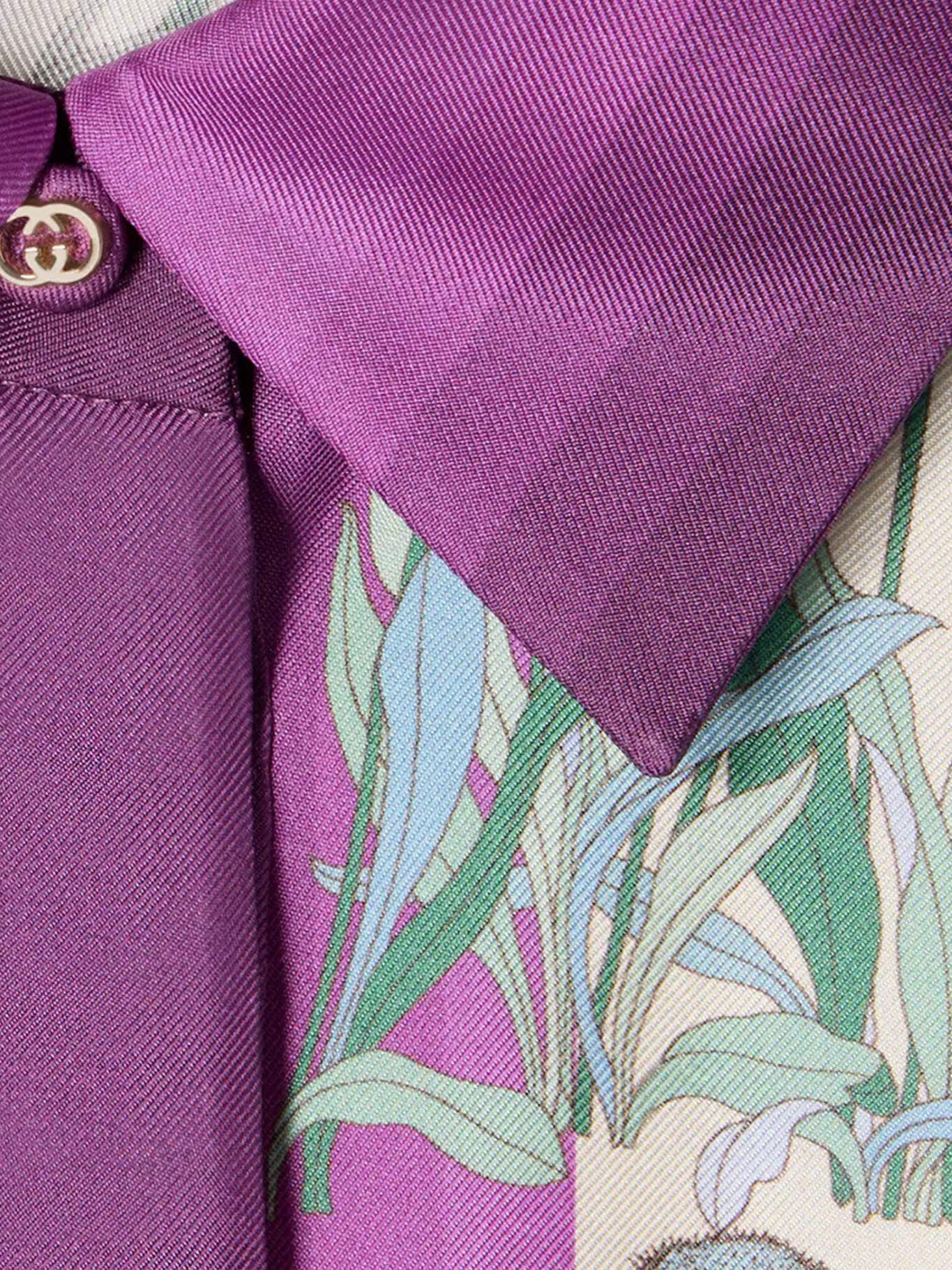 PRINTED SILK TWILL SHIRT - Image 5