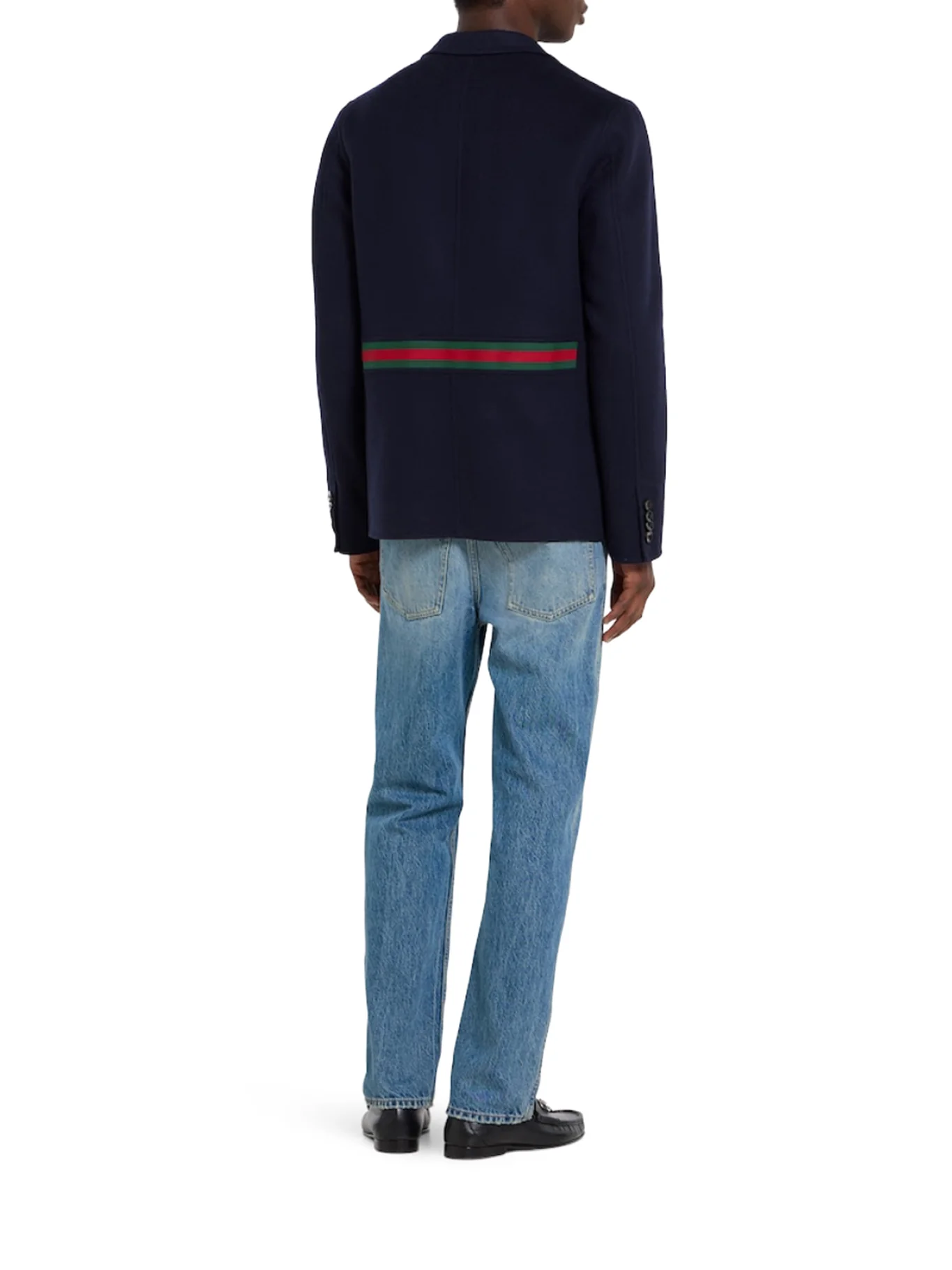 SLIM-FIT COTTON DENIM TROUSERS - Image 3