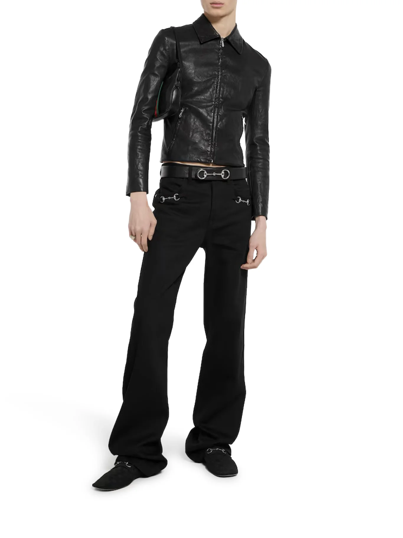WASHED STRETCH NAPPA LEATHER JACKET - Image 2
