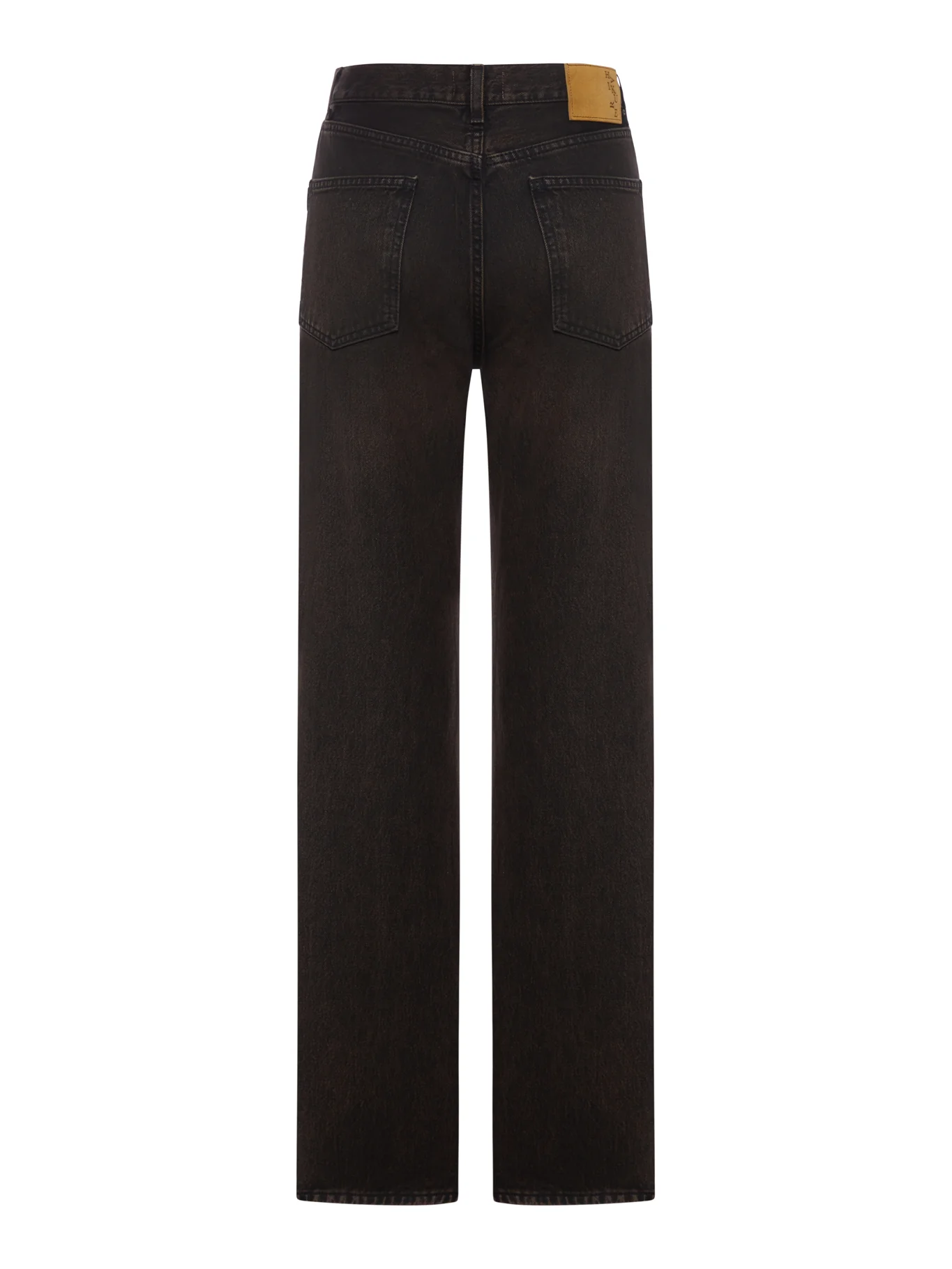 WIDE LEG KOREA JEANS IN WASHED DENIM - Image 2