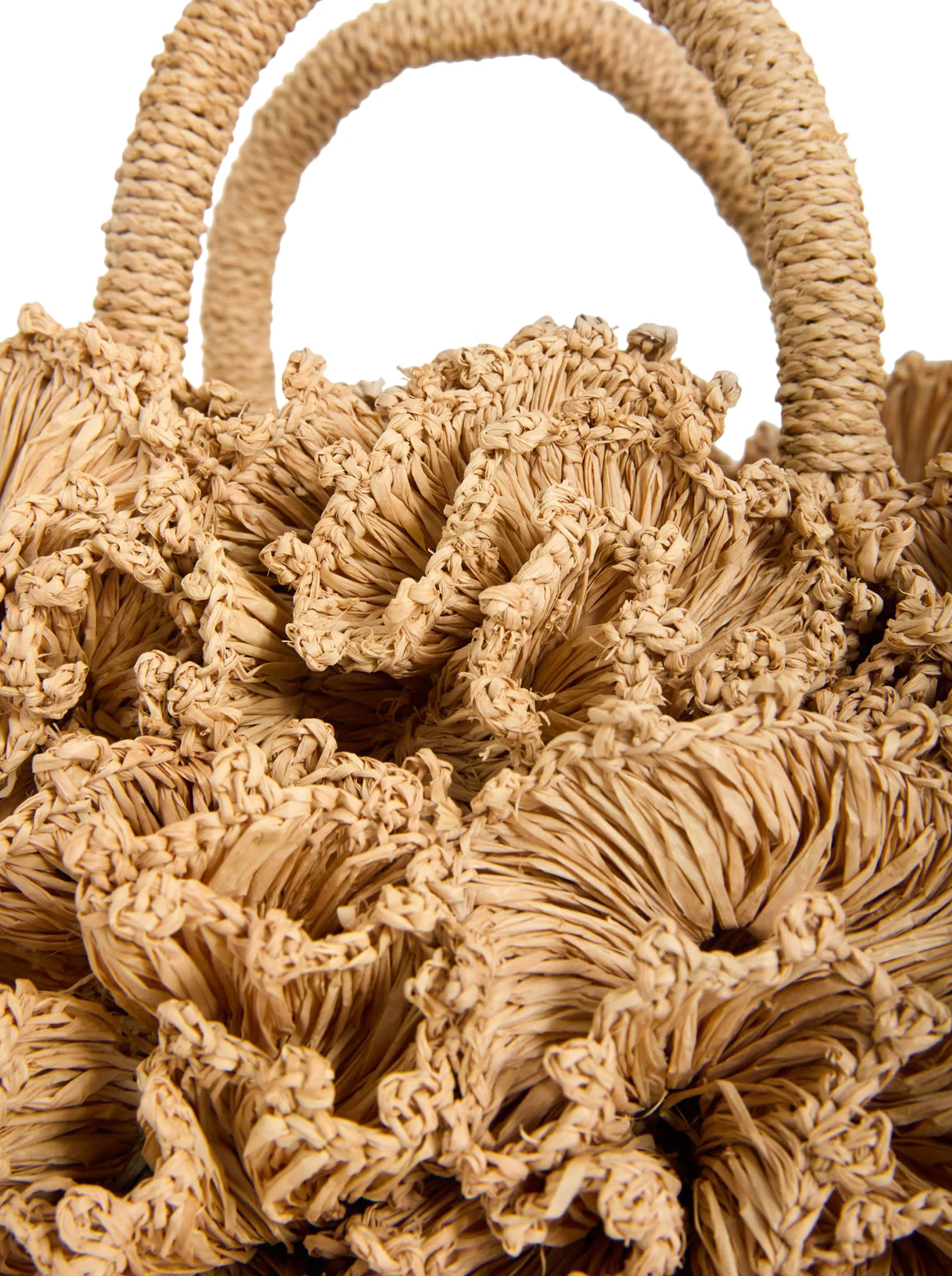 CORAL RAFFIA BAG - Image 4