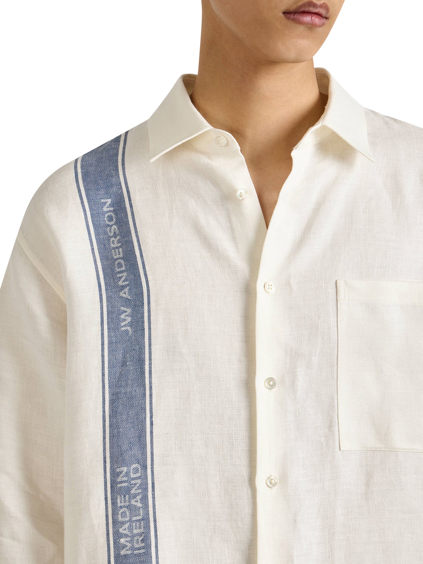 LONG-SLEEVED LINEN SHIRT - Image 4