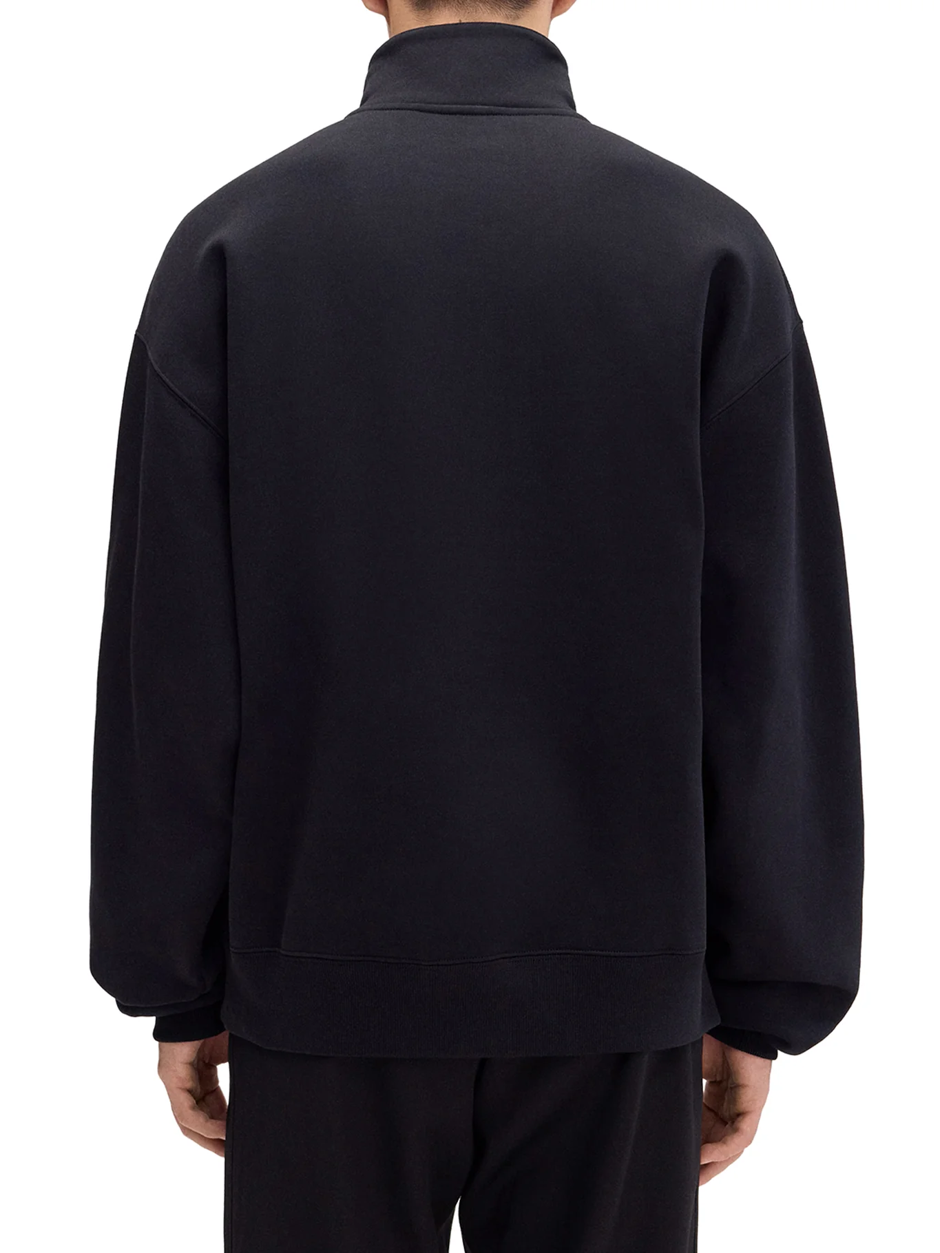 GROS GRAIN SWEATSHIRT WITH ZIP NECK - Image 3