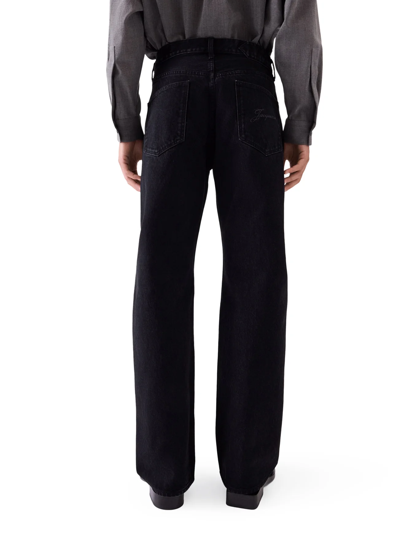 STRAIGHT PANTS IN DE-NĂMES DENIM - Image 4