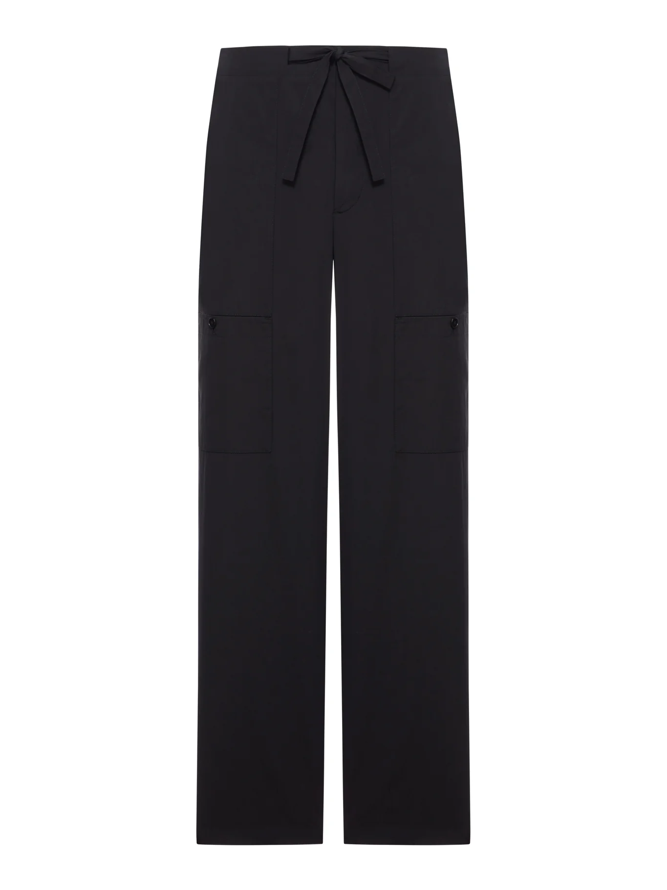 COTTON POPLIN CARGO PANTS