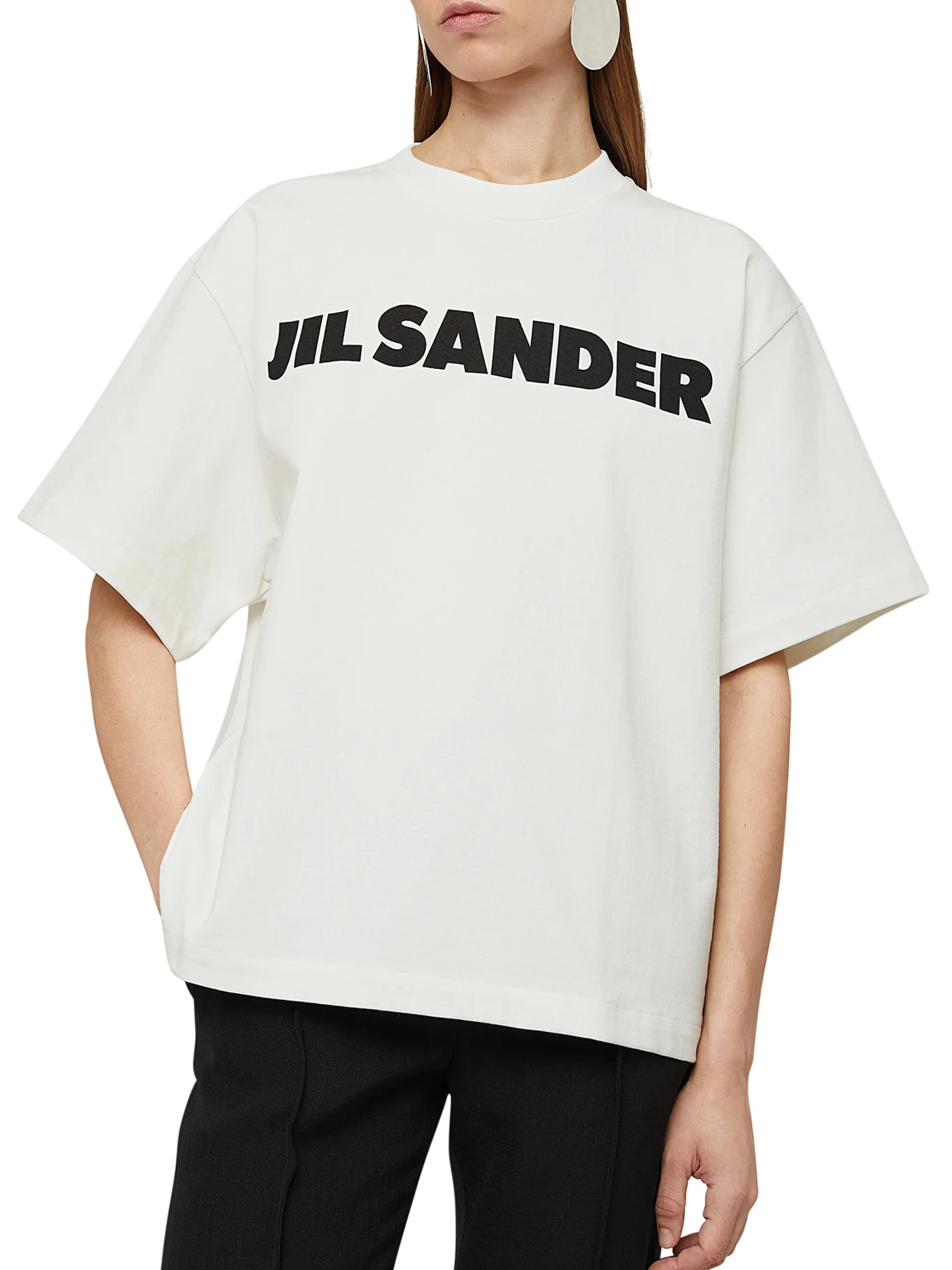COTTON T-SHIRT WITH CONTRASTING LOGO - Image 5