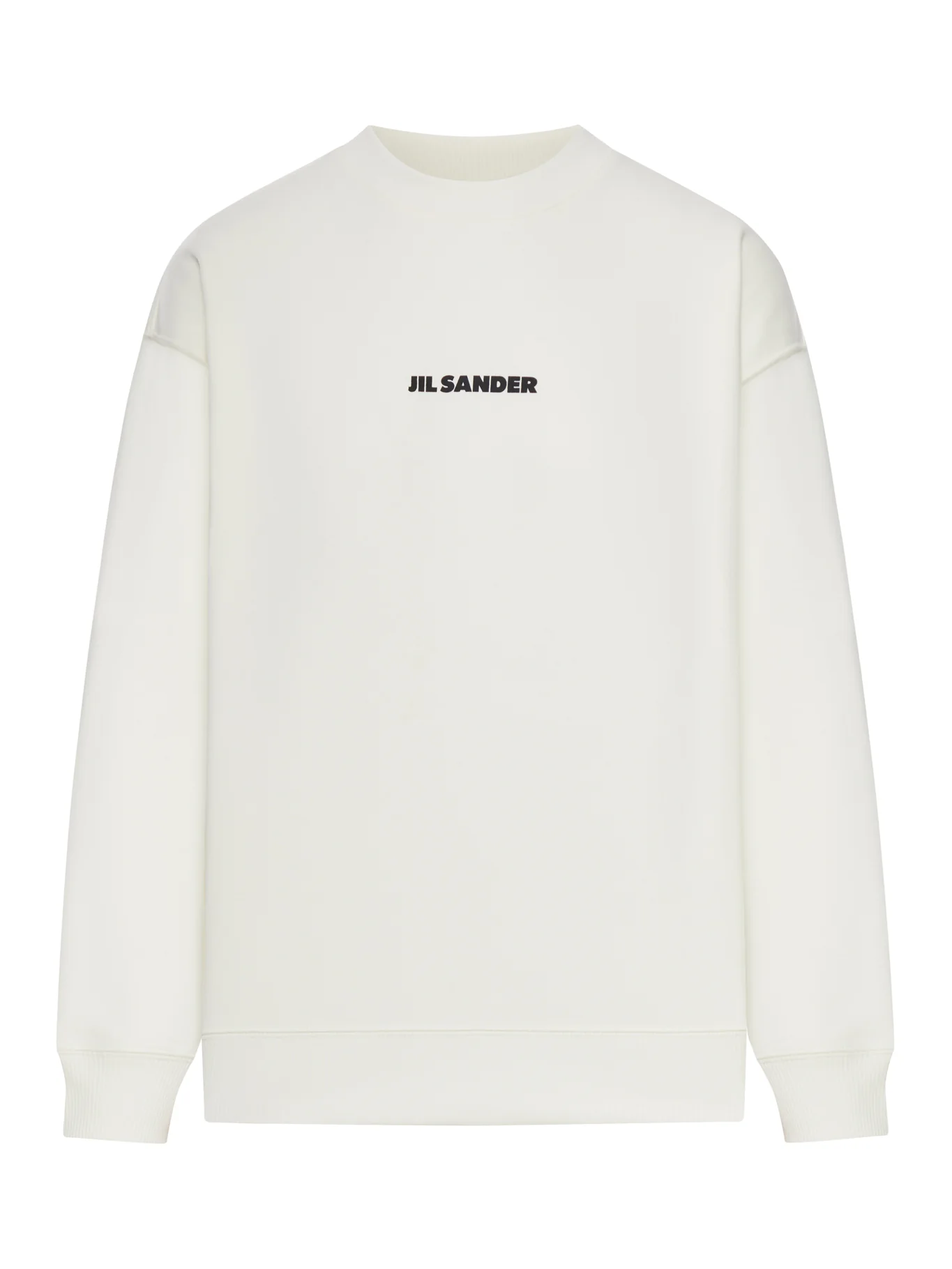 CREW NECK COTTON SWEATSHIRT WITH LOGO