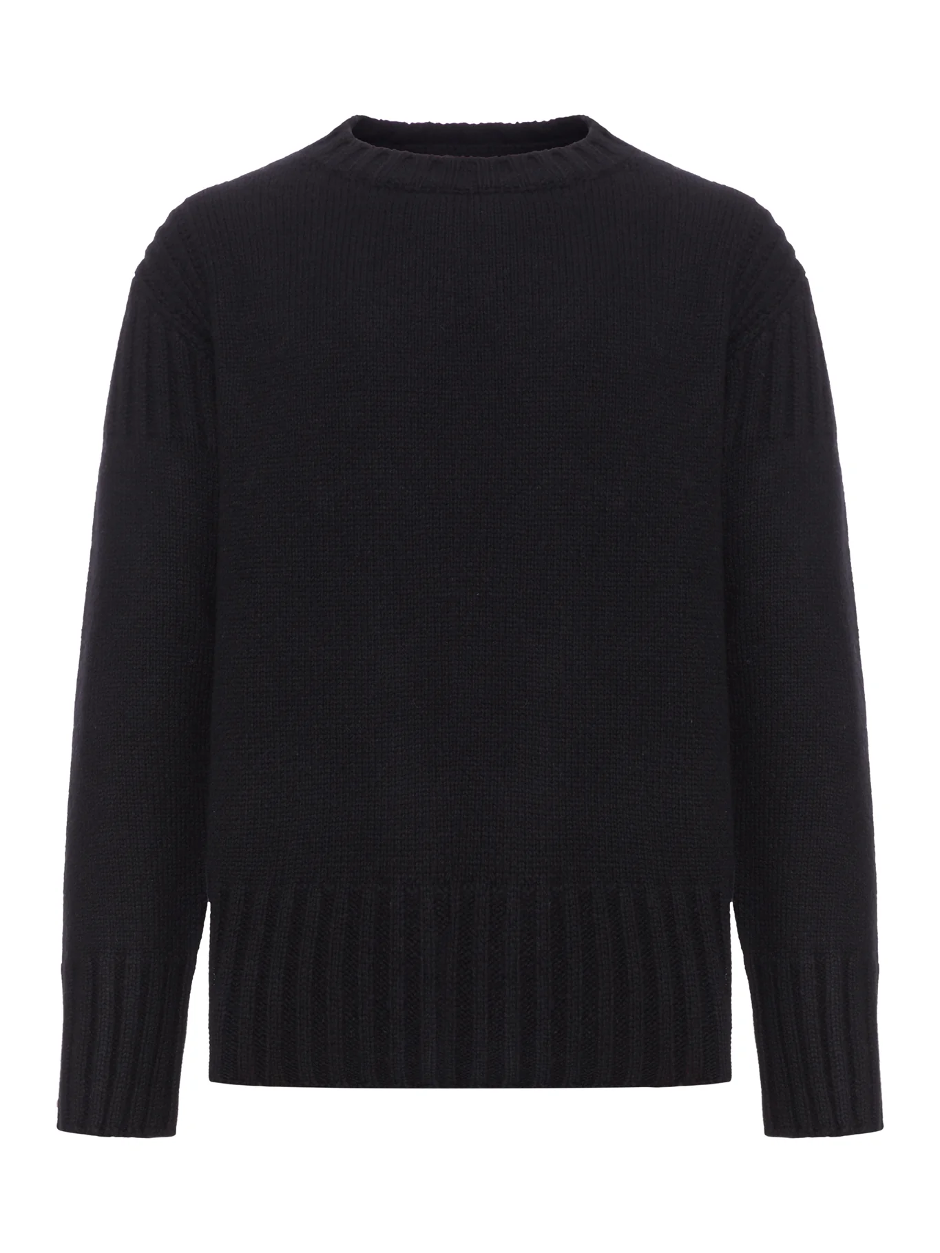 LONG-SLEEVED SWEATER IN THICK ECO CASHMERE