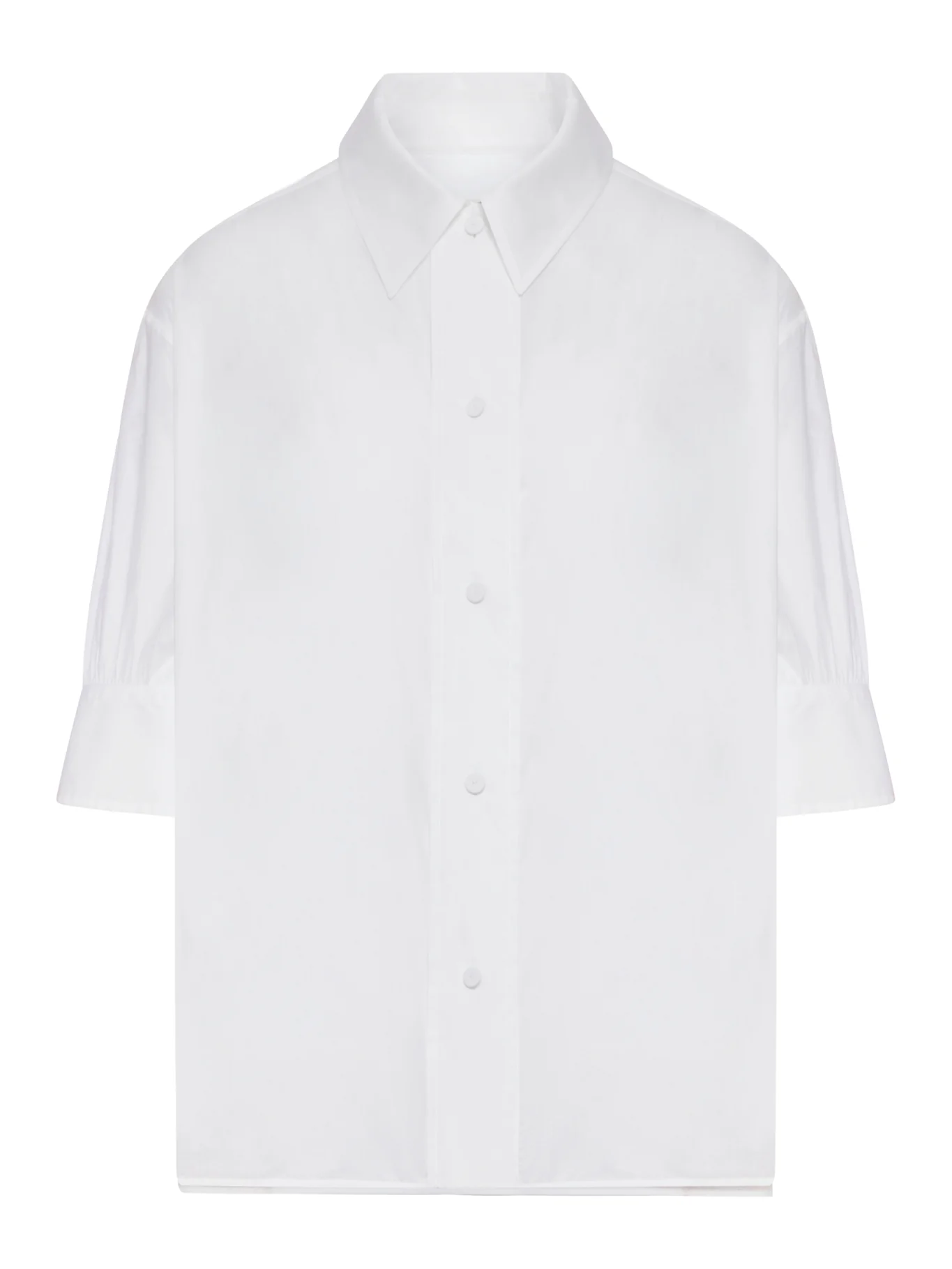SEMI-TRANSPARENT COTTON SHIRT