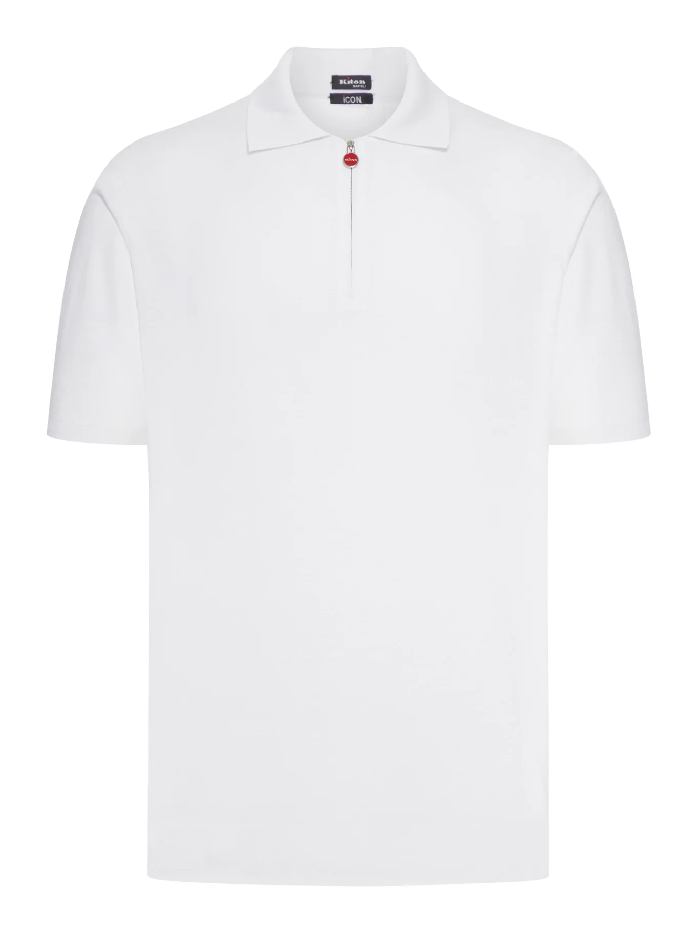 SOLID COLOR COTTON KNITTED POLO SHIRT