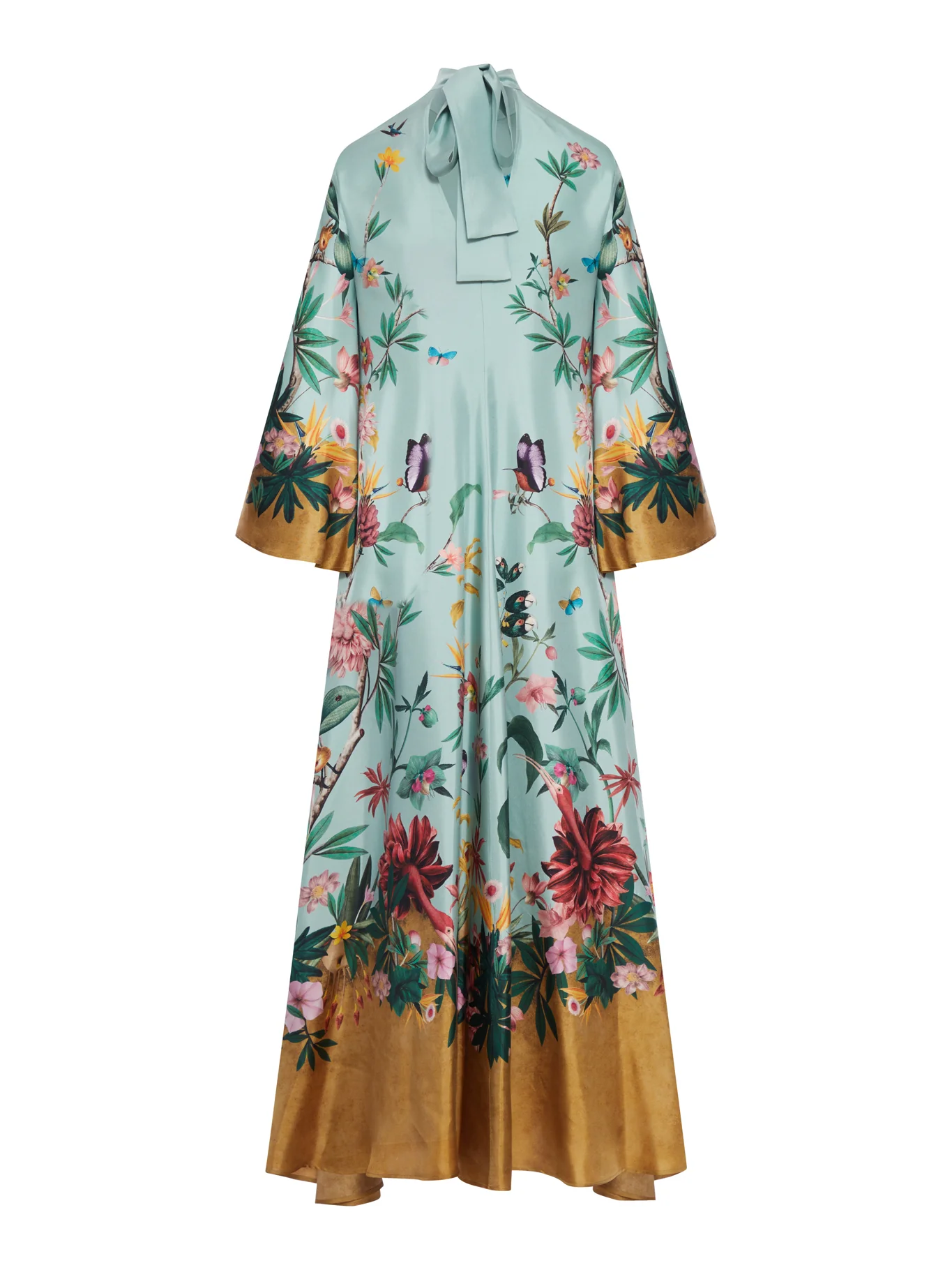 MAGNIFICENT LONG SILK DRESS - Image 2