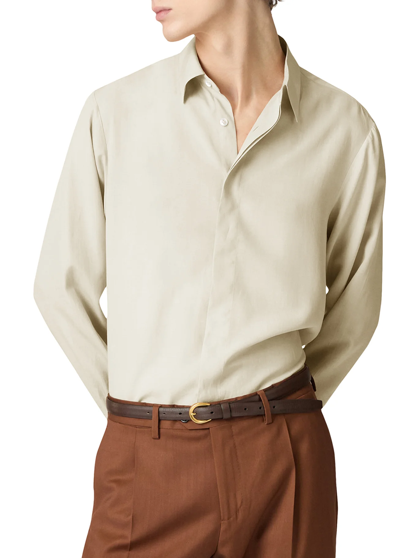 LINEN AND NATURAL FIBER SHIRT - Image 2