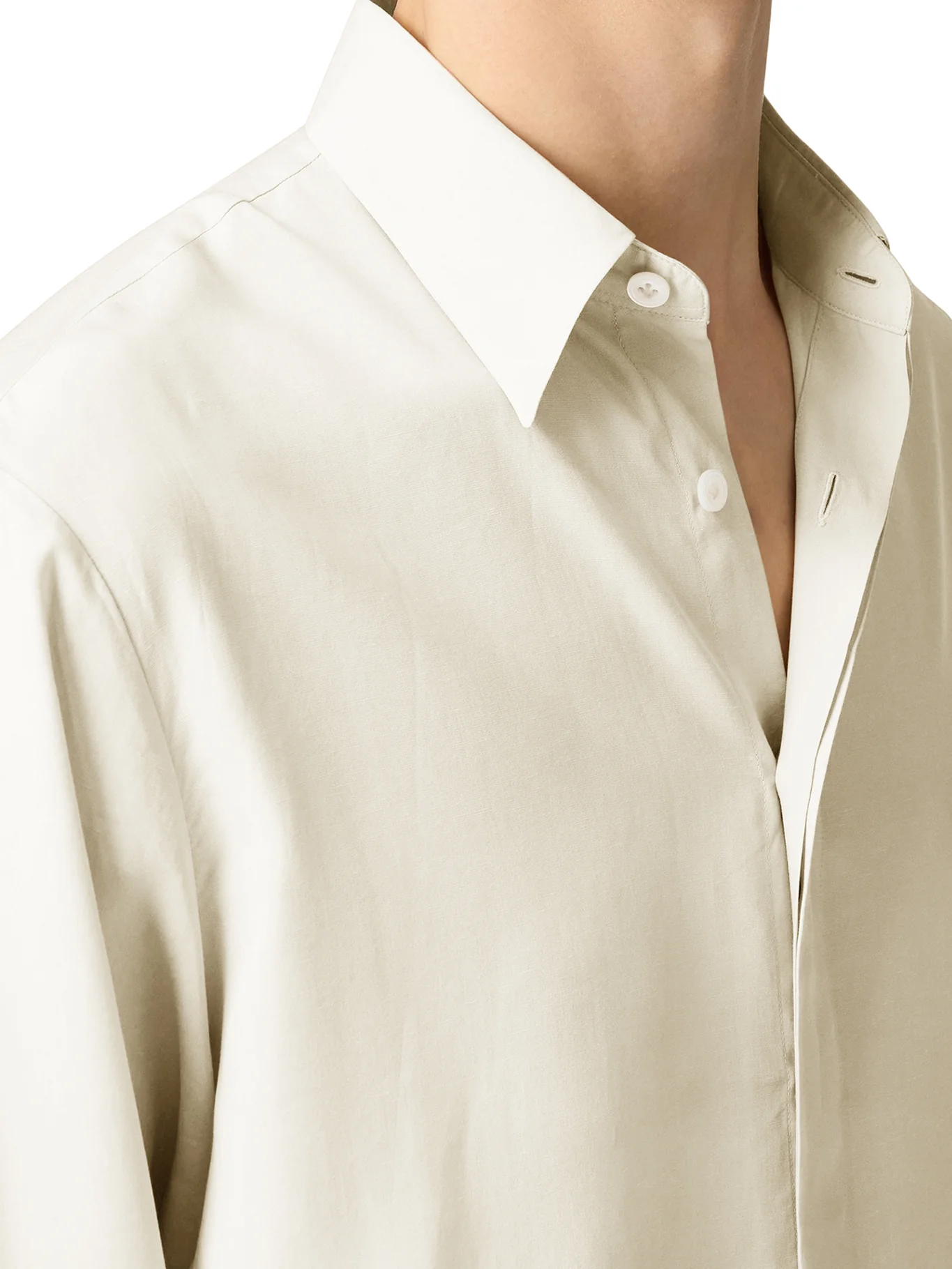 LINEN AND NATURAL FIBER SHIRT - Image 4