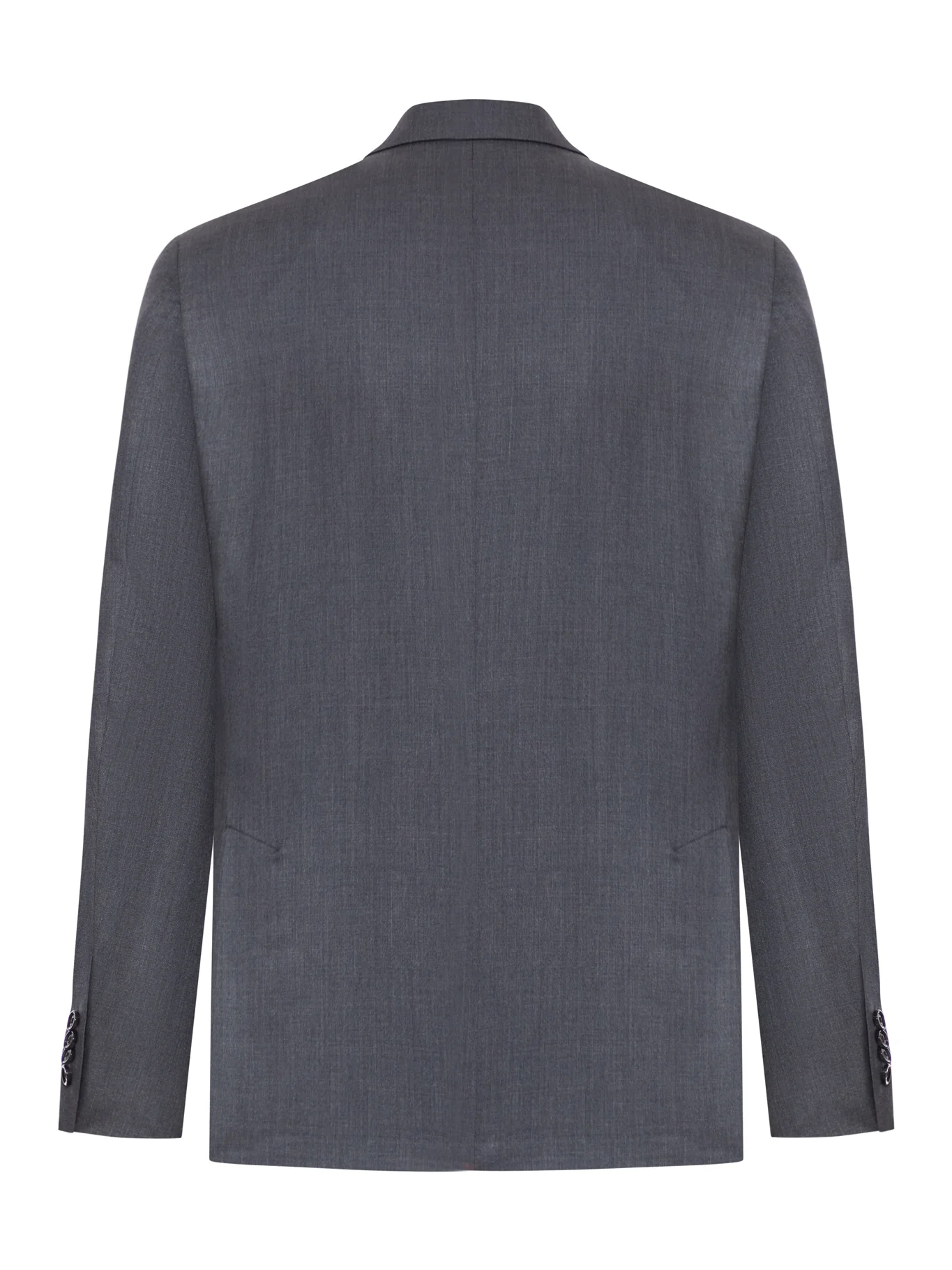 TAILORED DOUBLE-BREASTED SUIT IN WOOL AND SILK BLEND - Image 2