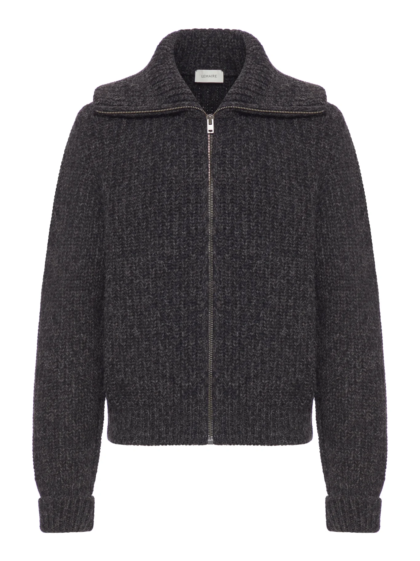 ALPACA ZIP-UP CARDIGAN