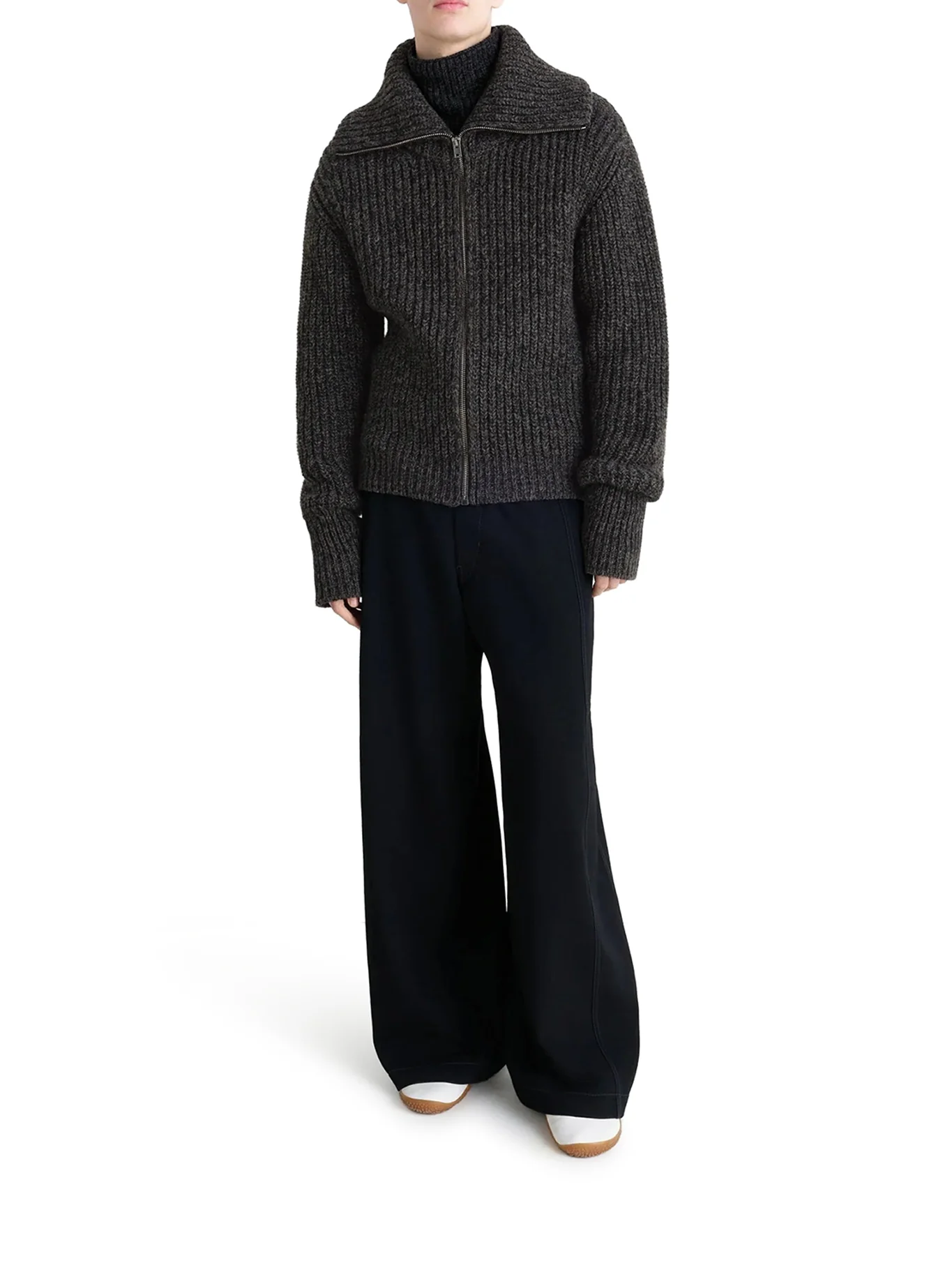 ALPACA ZIP-UP CARDIGAN - Image 2