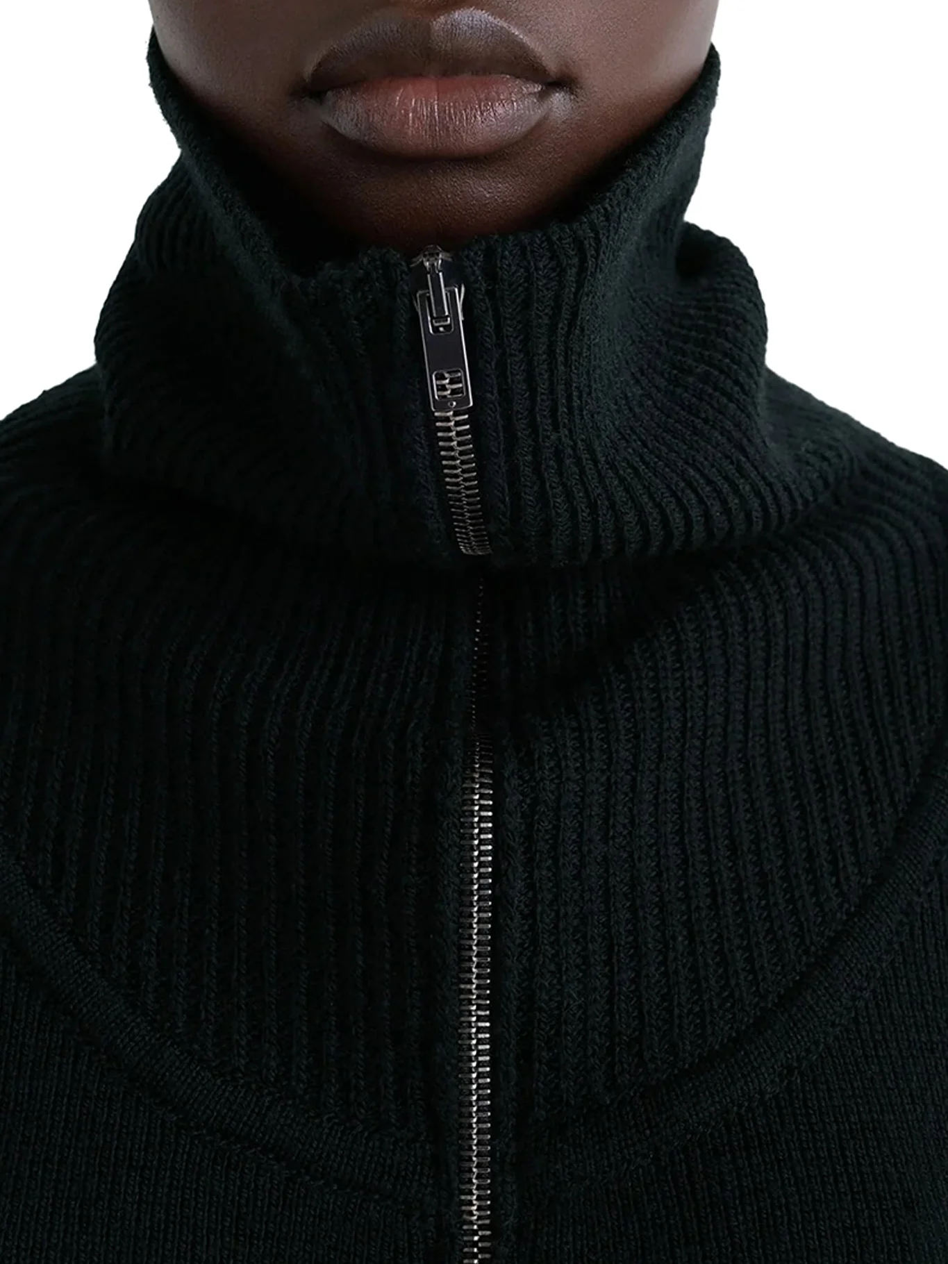 WOOL ZIP-UP SWEATER - Image 6